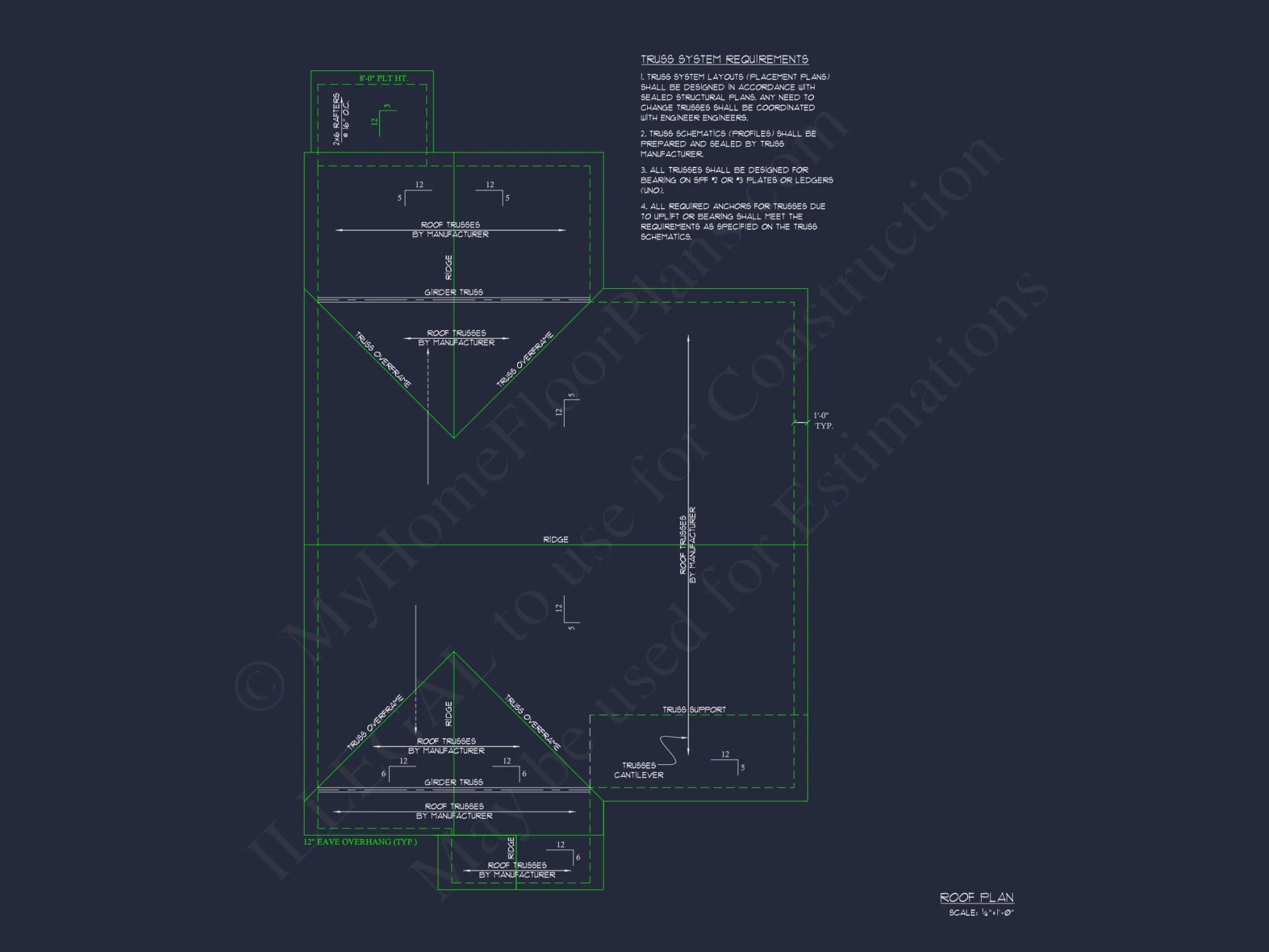Efficient house Plan with 5 Bedrooms, CAD Designs & Blueprint
