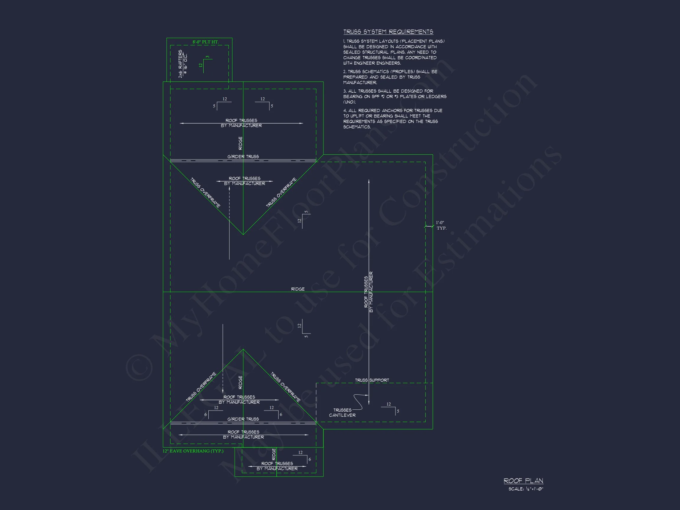 11-2020 HOUSE PLAN - Traditional Ranch Home Plan - 3-Bed, 2-Bath, 1,459 SF 11 Efficient house Plan with 5 Bedrooms, CAD Designs & Blueprint
