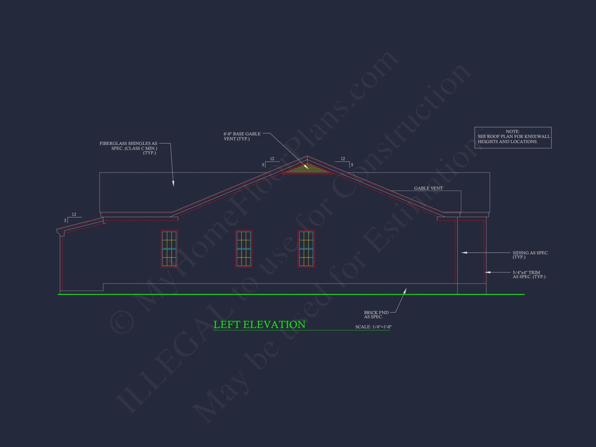 Efficient house Plan with 5 Bedrooms, CAD Designs & Blueprint