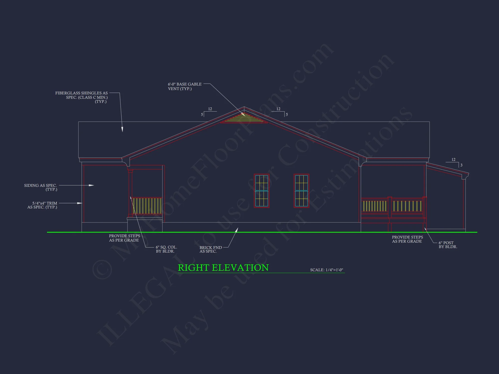 Efficient house Plan with 5 Bedrooms, CAD Designs & Blueprint