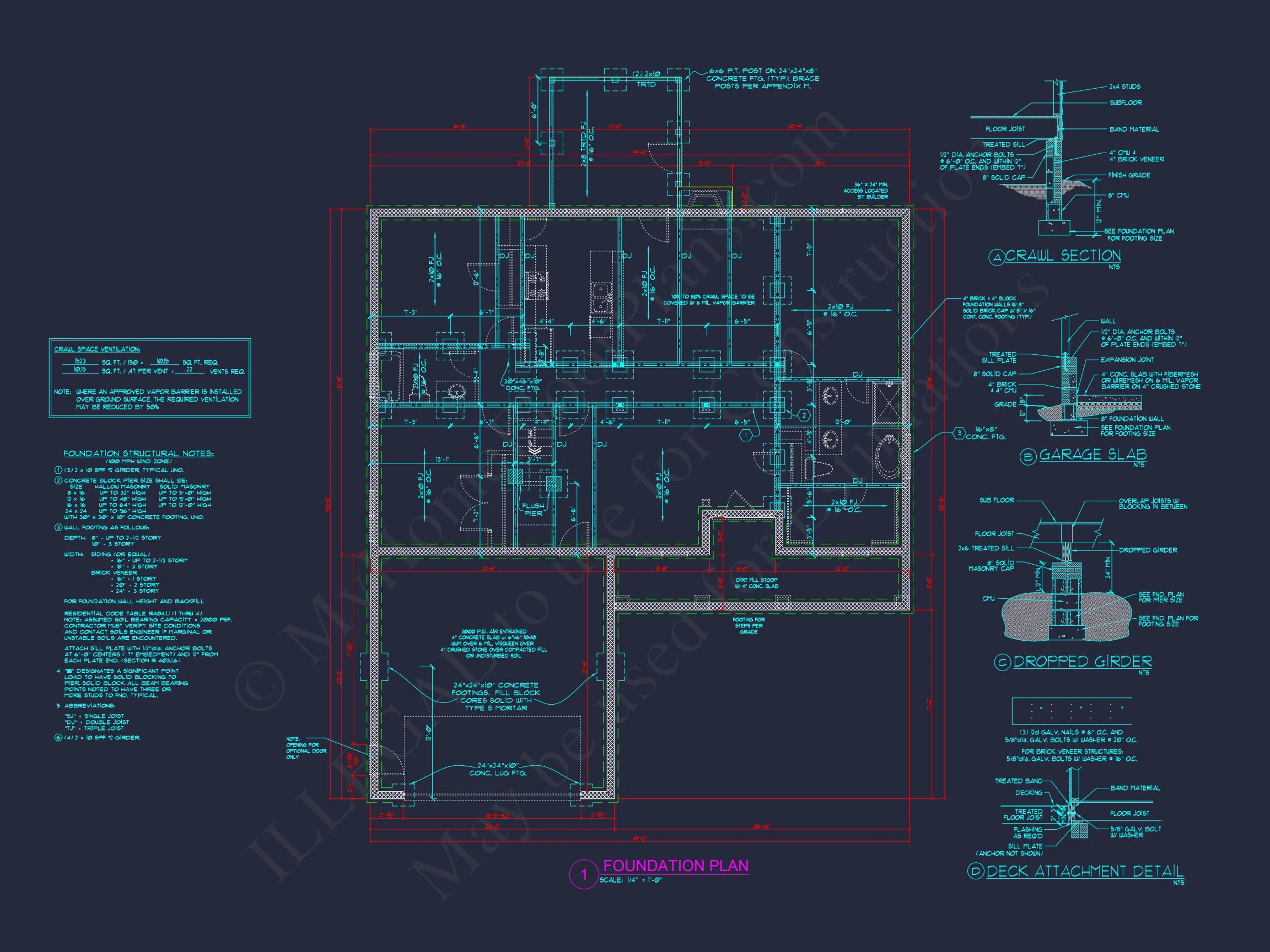 11-1954 HOUSE PLAN -Modern Farmhouse Home Plan - 3-Bed, 2.5-Bath, 2,450 SF 12 Craftsman house Plan: Blueprint CAD Floor Plan Designs