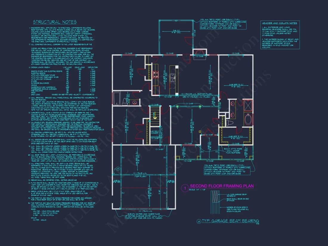 Craftsman house Plan: Blueprint CAD Floor Plan Designs