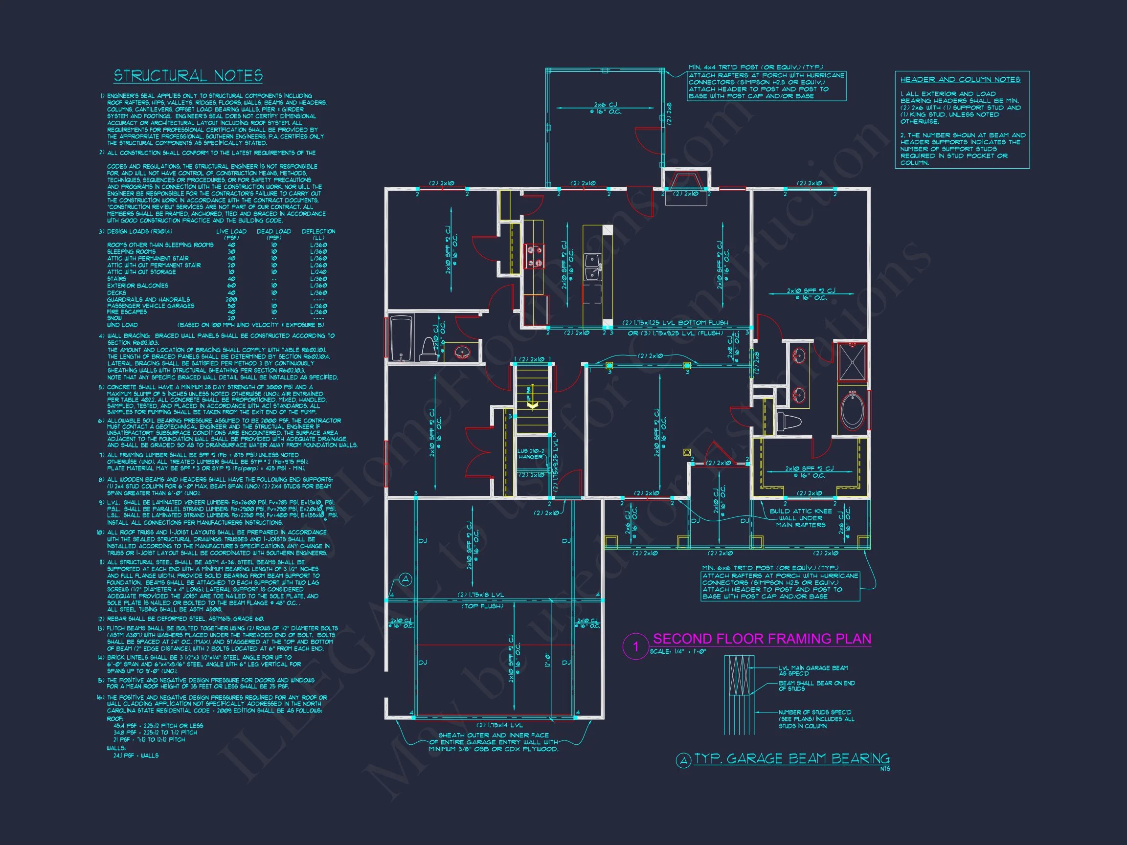 11-1954 HOUSE PLAN -Modern Farmhouse Home Plan - 3-Bed, 2.5-Bath, 2,450 SF 13 Craftsman house Plan: Blueprint CAD Floor Plan Designs