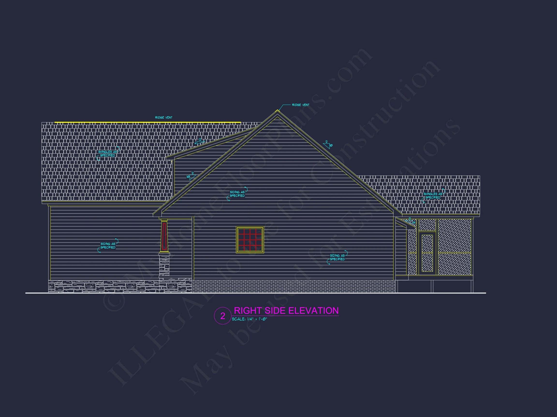 11-1954 HOUSE PLAN -Modern Farmhouse Home Plan - 3-Bed, 2.5-Bath, 2,450 SF 3 Craftsman house Plan: Blueprint CAD Floor Plan Designs