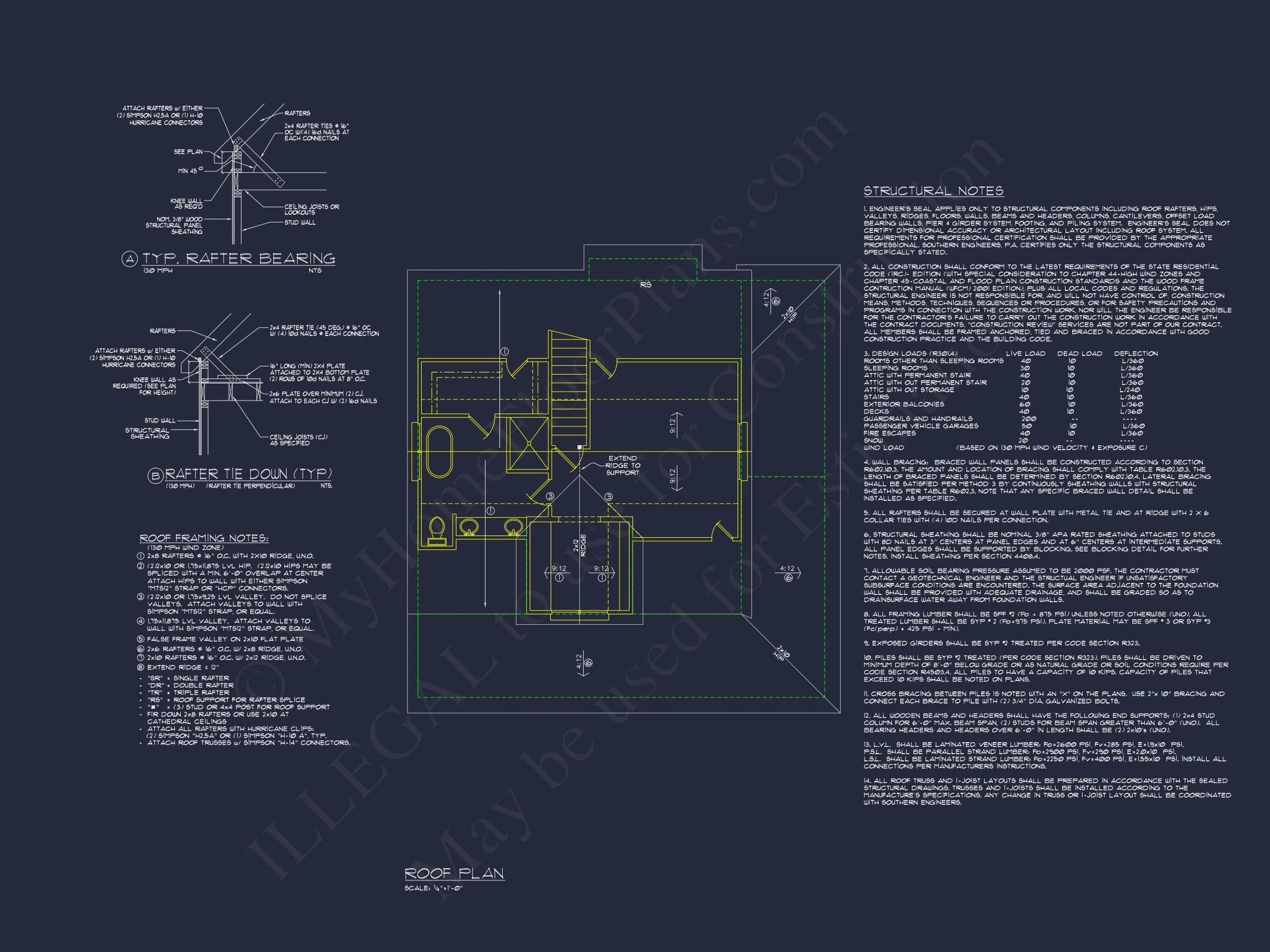 11-1922 HOUSE PLAN -Coastal Home Plan - 3-Bed, 2-Bath, 1,724 SF 15 house Plan Blueprint with CAD Designs for Coastal Living
