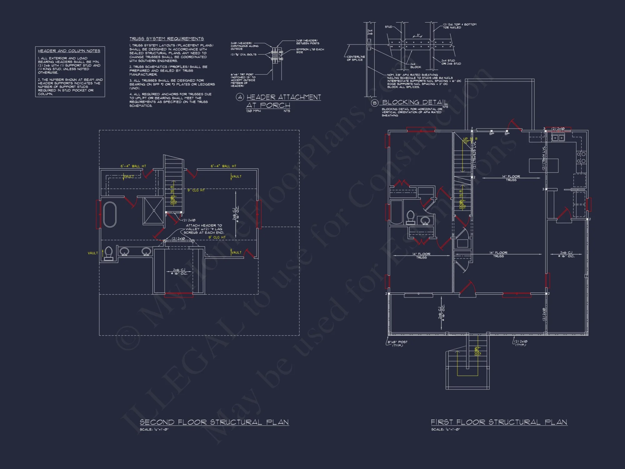 house Plan Blueprint with CAD Designs for Coastal Living