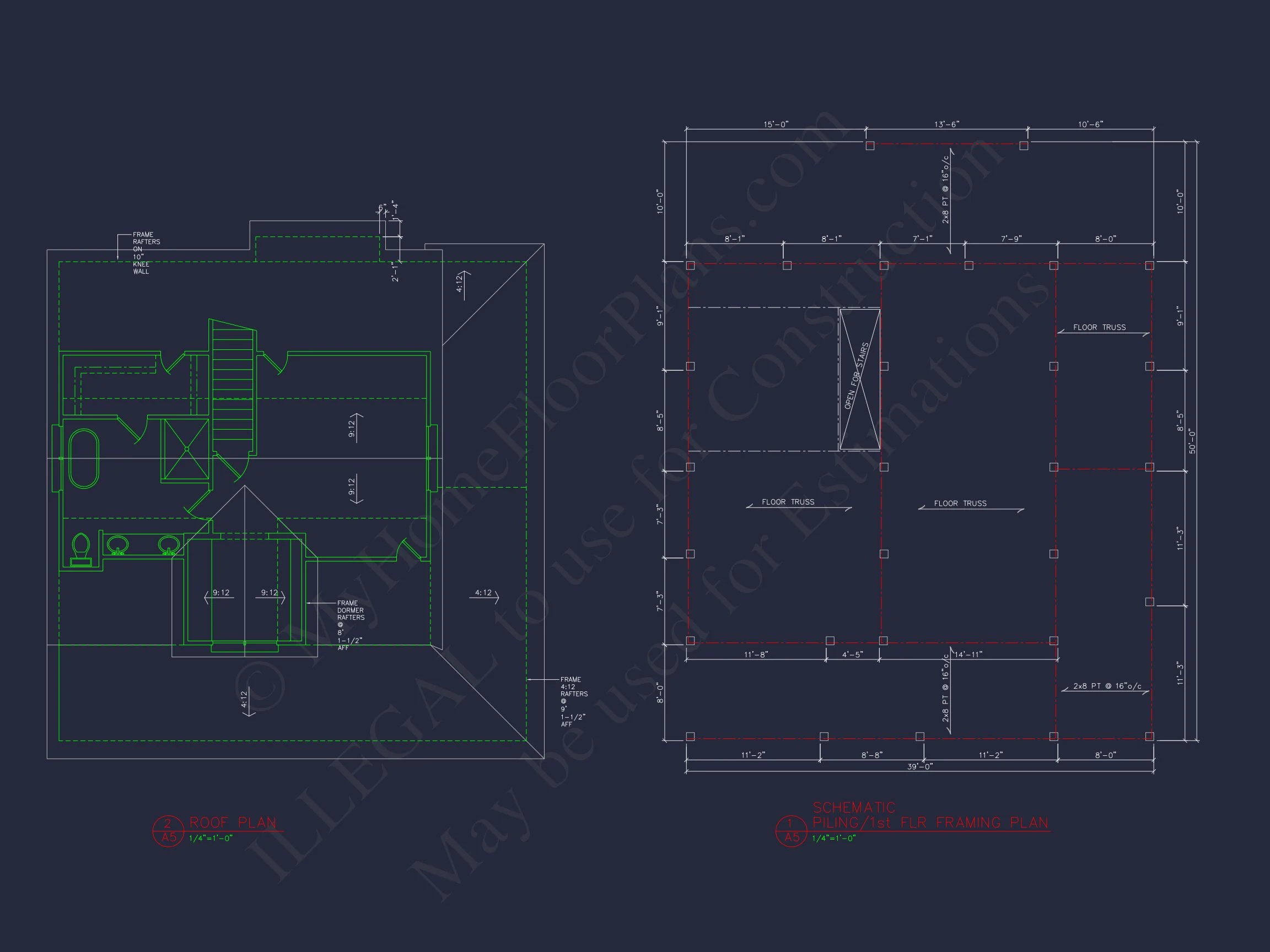 11-1922 HOUSE PLAN -Coastal Home Plan - 3-Bed, 2-Bath, 1,724 SF 10 house Plan Blueprint with CAD Designs for Coastal Living
