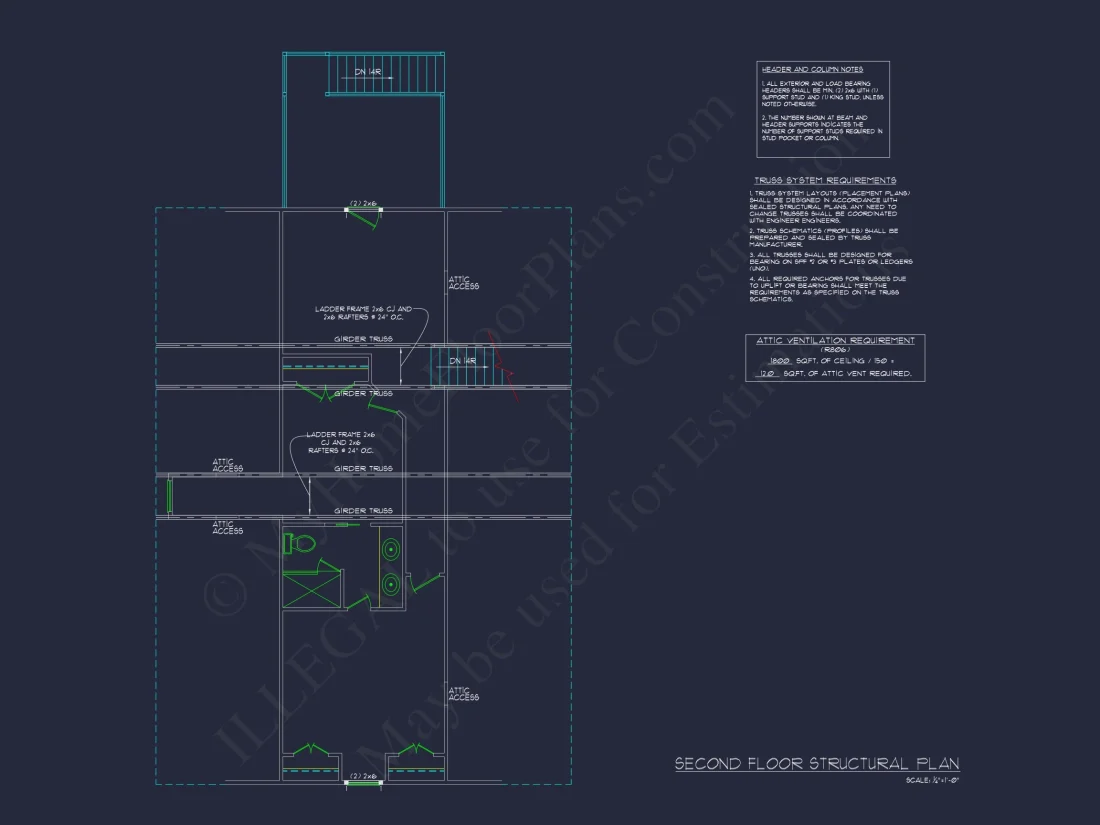 Spacious 2-Story house Plan with Great Room & CAD Blueprint