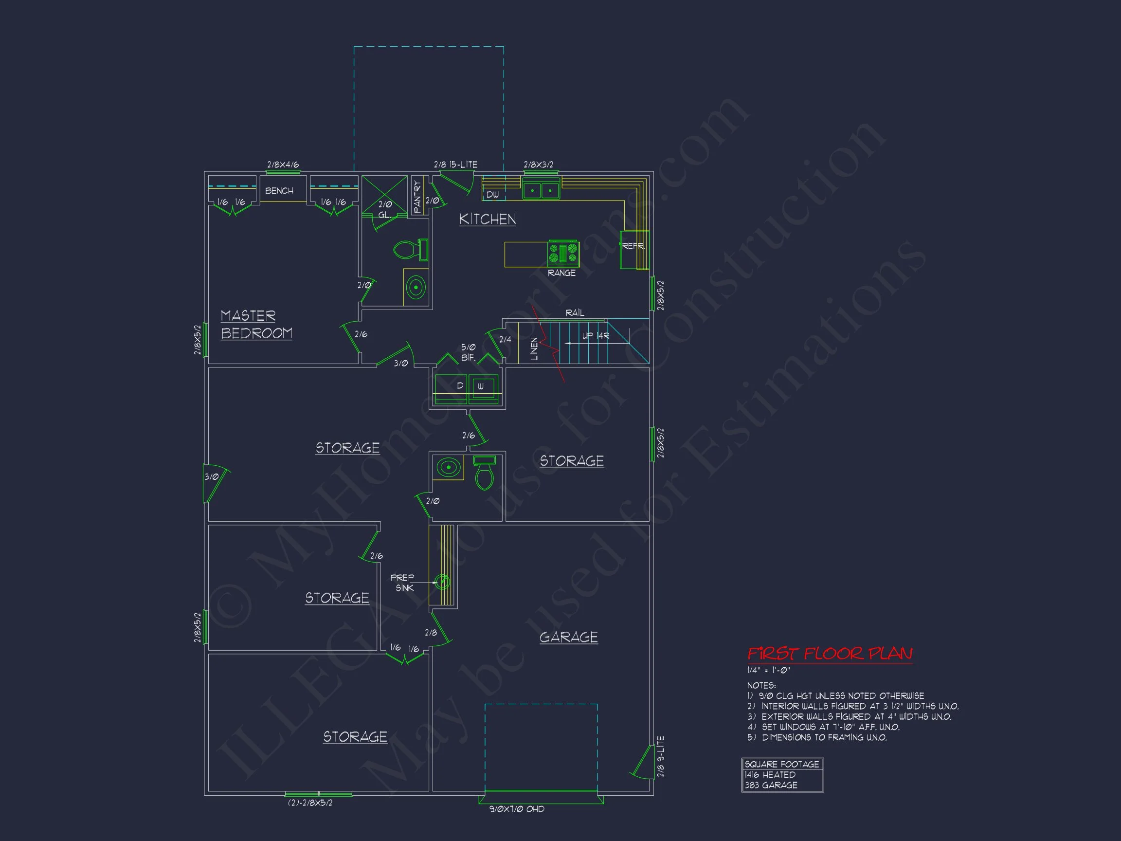 Spacious 2-Story house Plan with Great Room & CAD Blueprint
