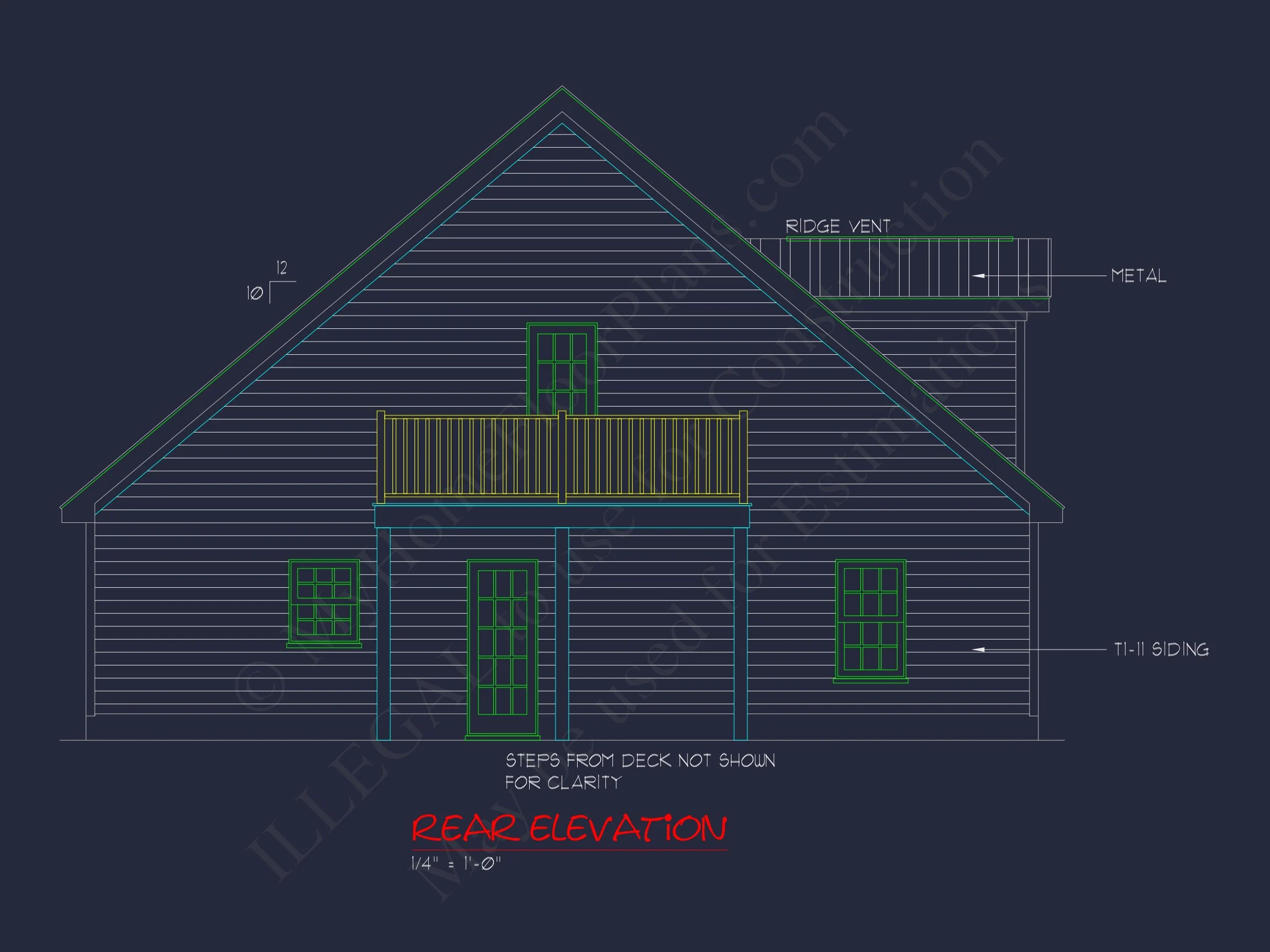 Spacious 2-Story house Plan with Great Room & CAD Blueprint