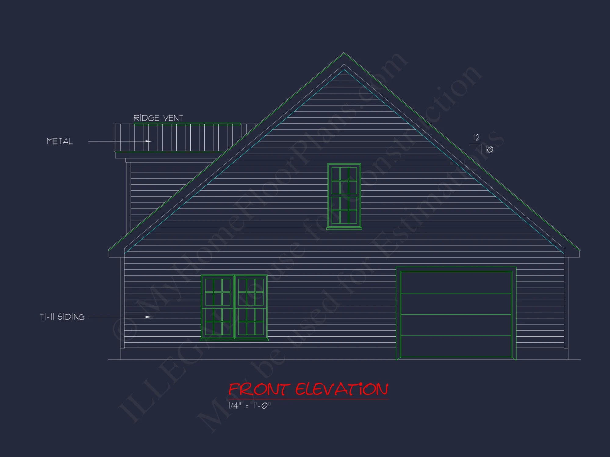 Spacious 2-Story house Plan with Great Room & CAD Blueprint