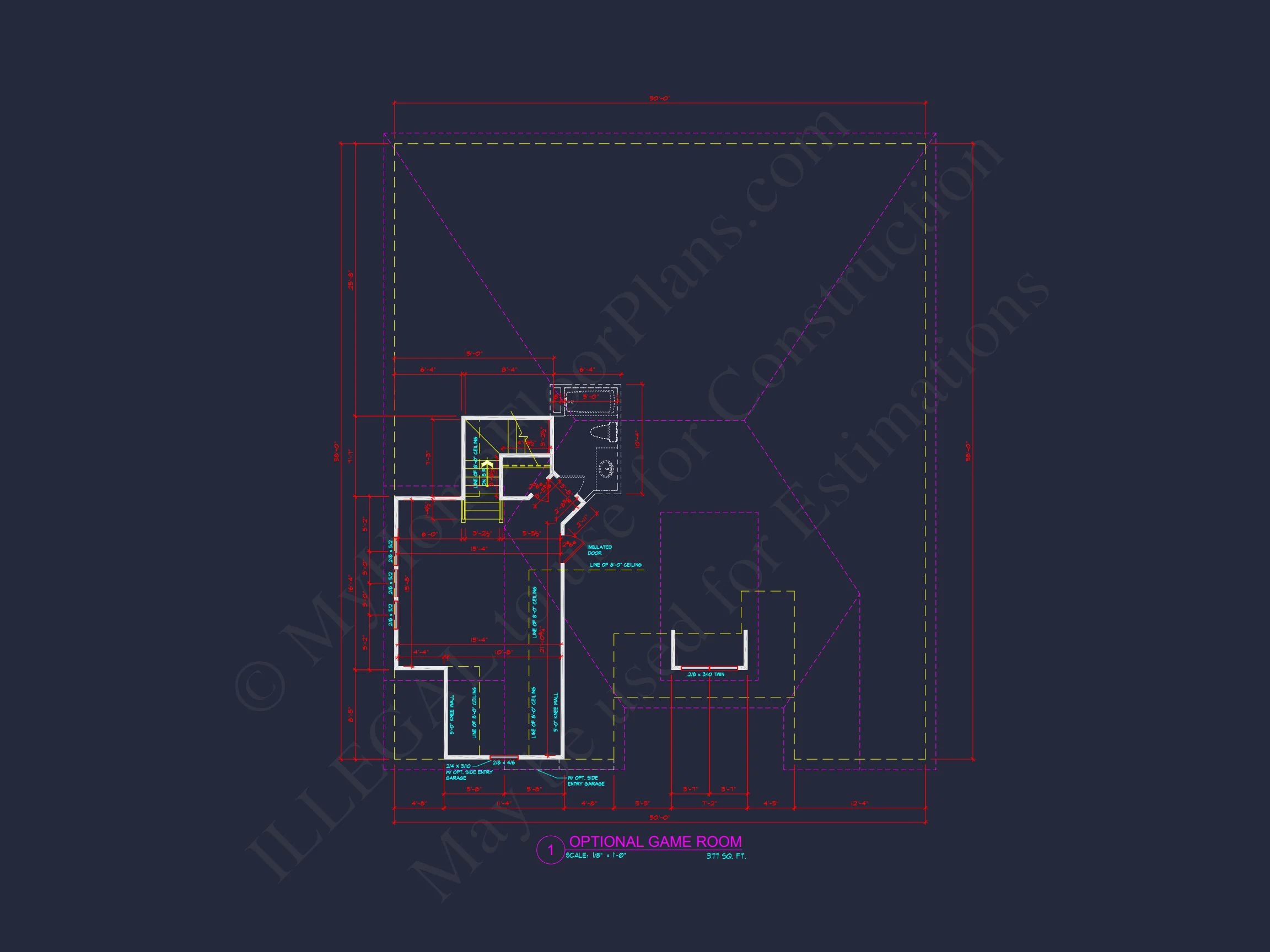 Modern house Plan with 3 Beds, Open Floor Plan & CAD Designs