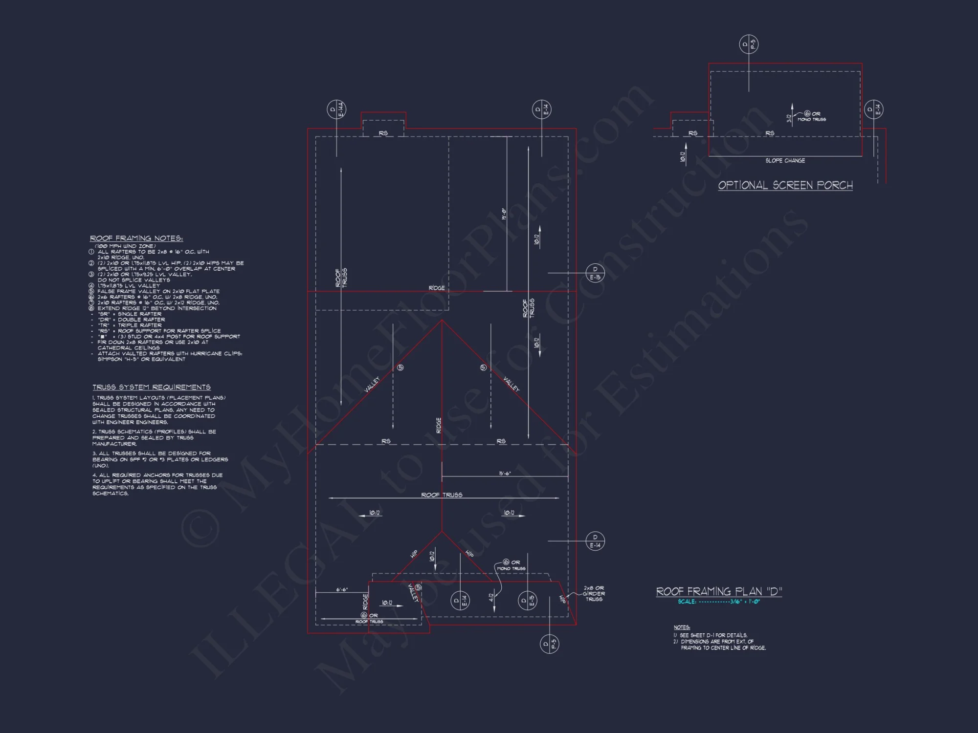 Craftsman house Plan with Open Floor Layout and CAD Designs