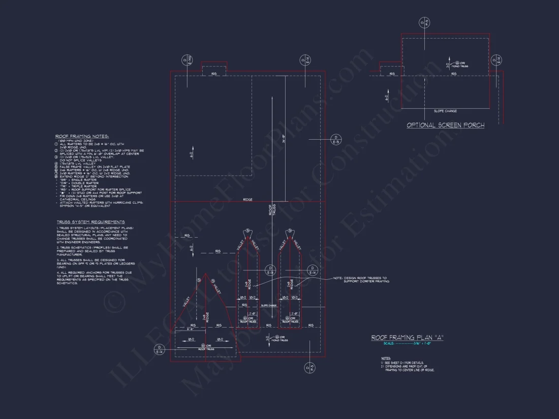 Craftsman house Plan with Open Floor Layout and CAD Designs