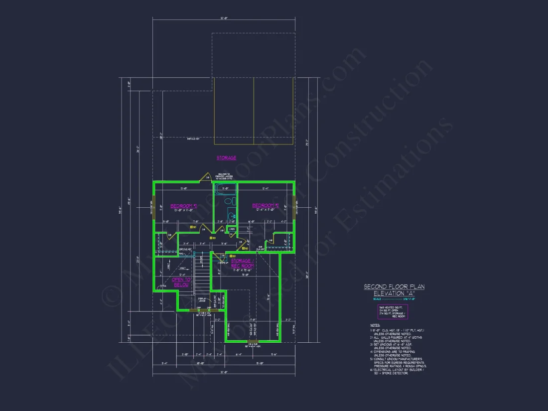 Craftsman house Plan with Floor Blueprints