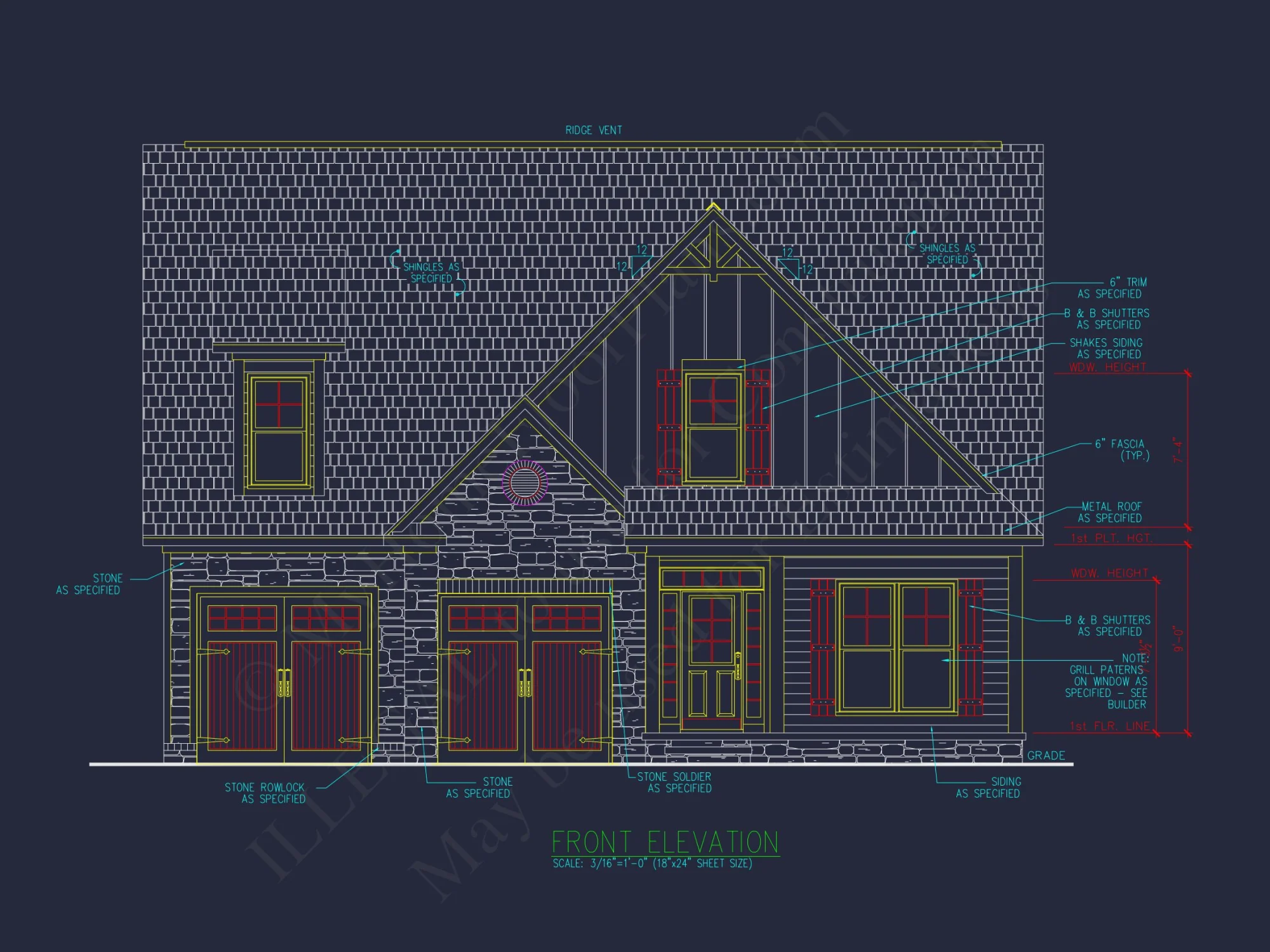 Craftsman house Plan with Floor Plans, CAD Designs & Blueprints