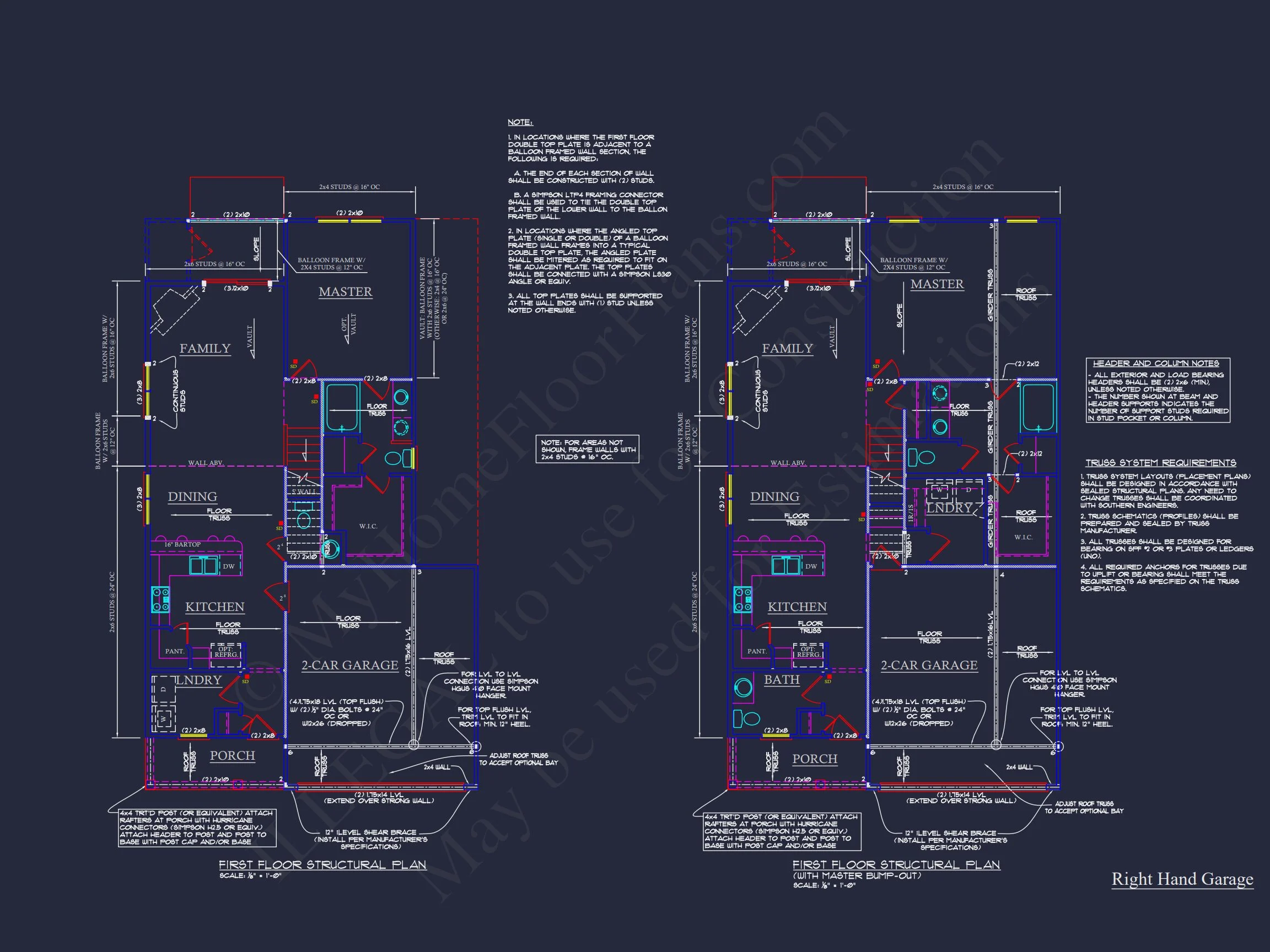 11-1554 HOUSE PLAN -New American House Plan - 4-Bed, 2.5-Bath, 2,200 SF 29 Townsend house Plan, Floor Plans & Blueprints by My house