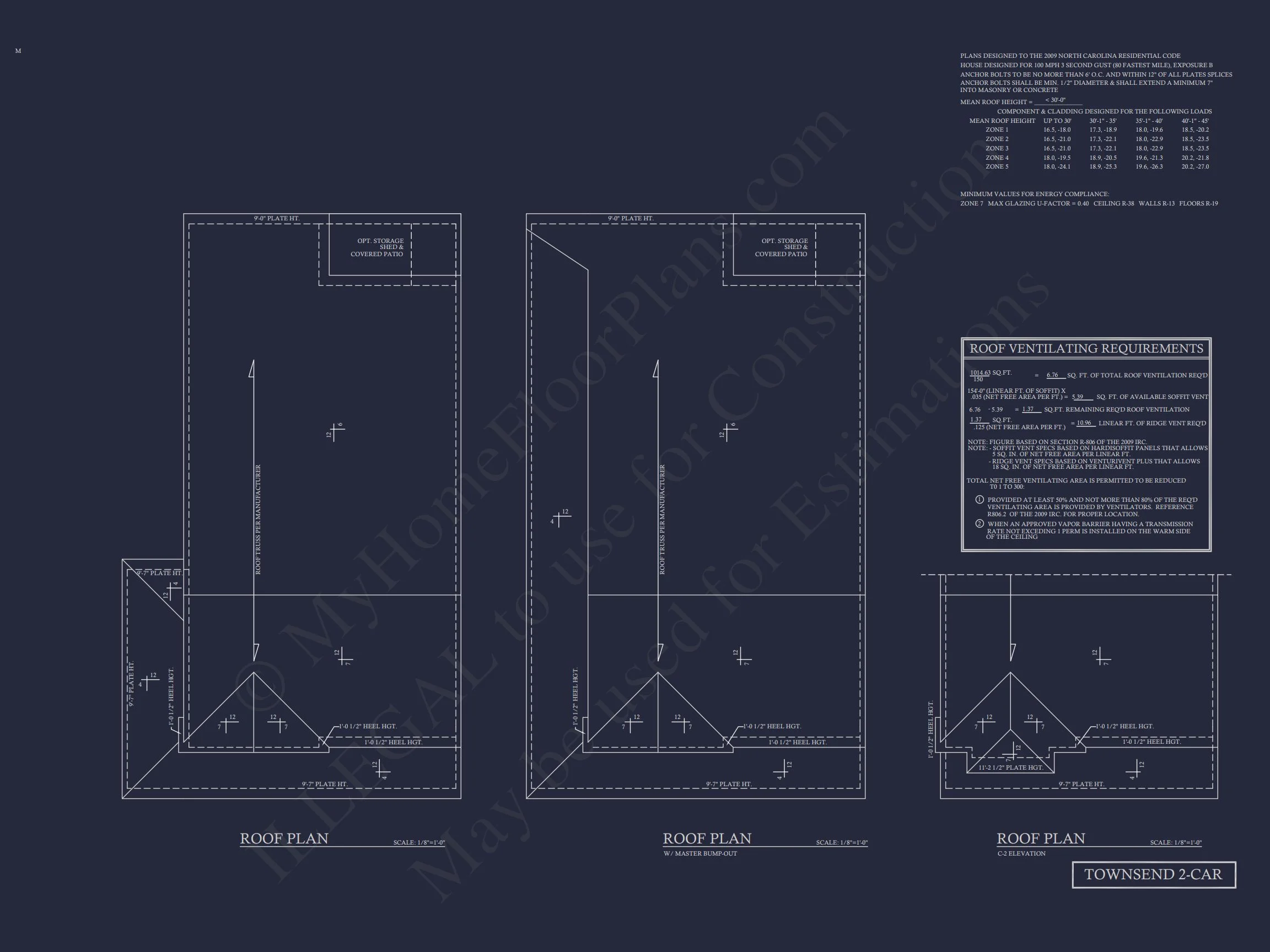 11-1554 HOUSE PLAN -New American House Plan - 4-Bed, 2.5-Bath, 2,200 SF 20 Townsend house Plan, Floor Plans & Blueprints by My house