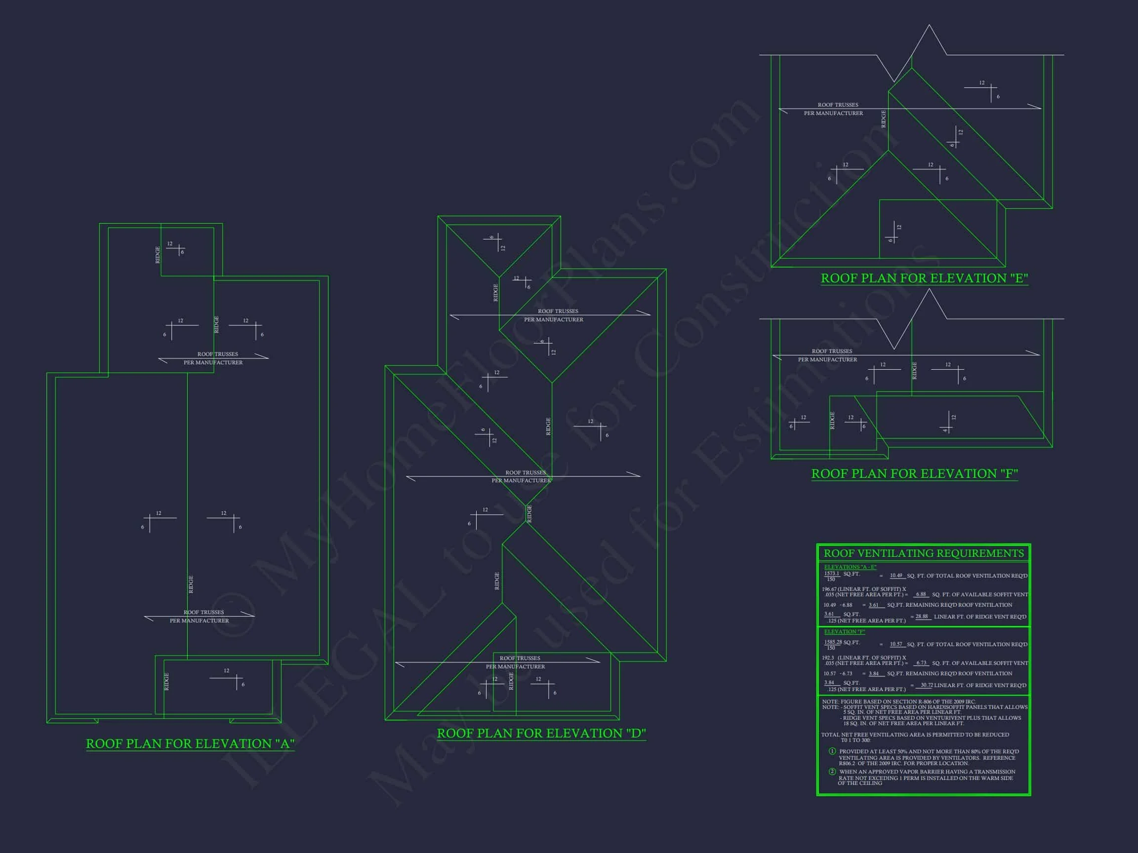 11-1193 HOUSE PLAN - Craftsman House Floor Plan - Detailed CAD Blueprint Designs 10 Craftsman house Floor Plan - Detailed CAD Blueprint Designs