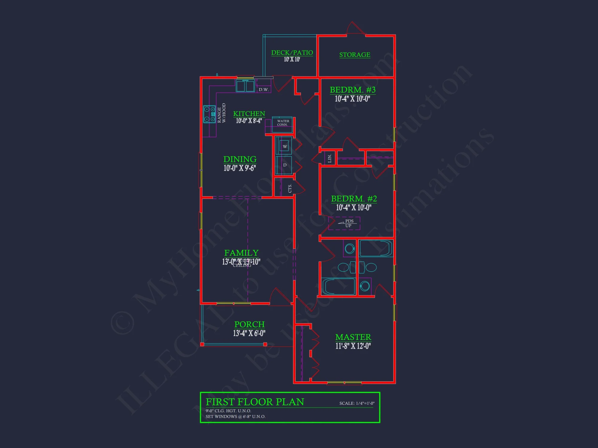 Compact 3-Bedroom Craftsman house Plan with Open Floor Design