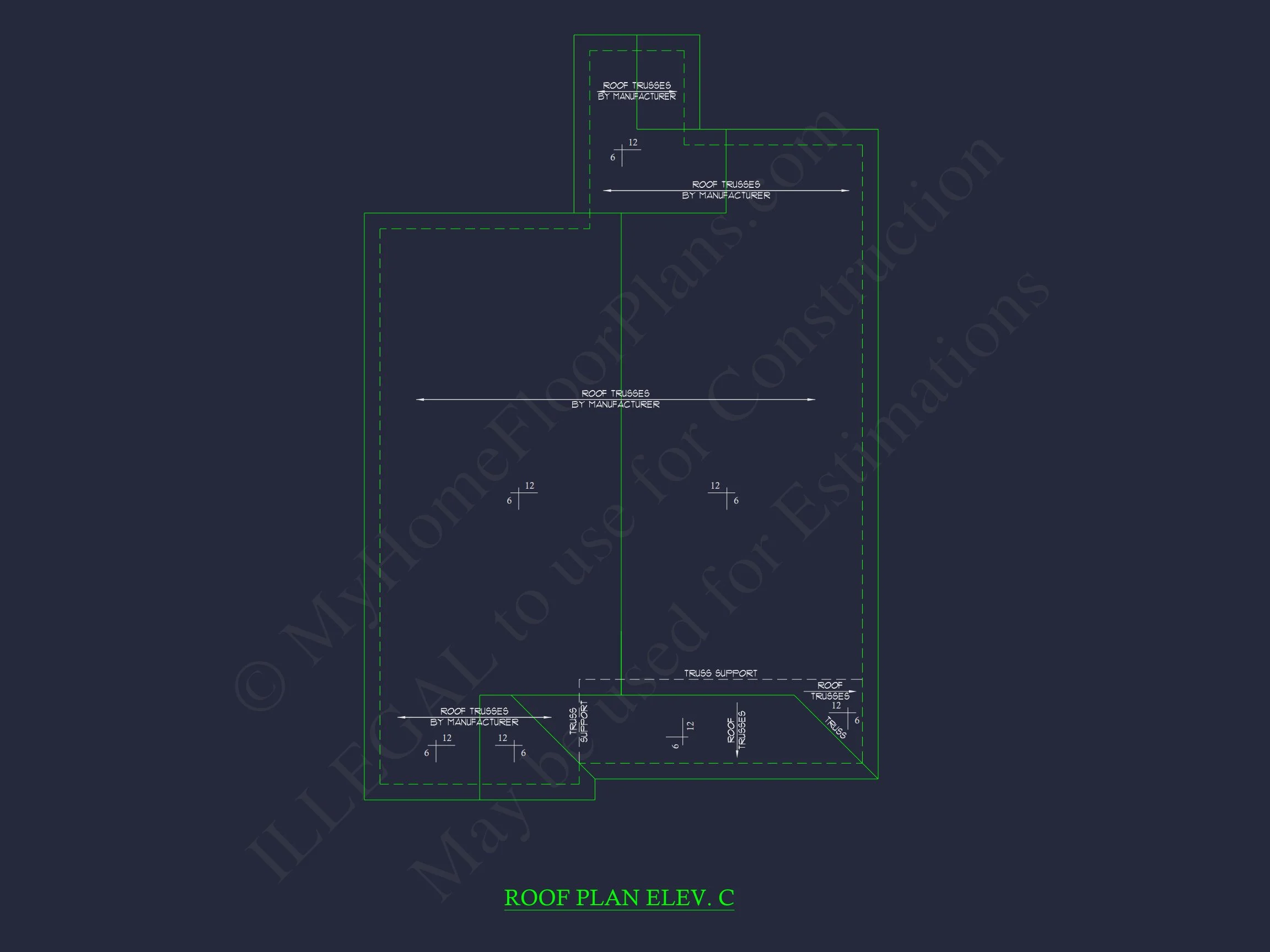 Craftsman house Plan with Open Floor Design & Detailed CAD