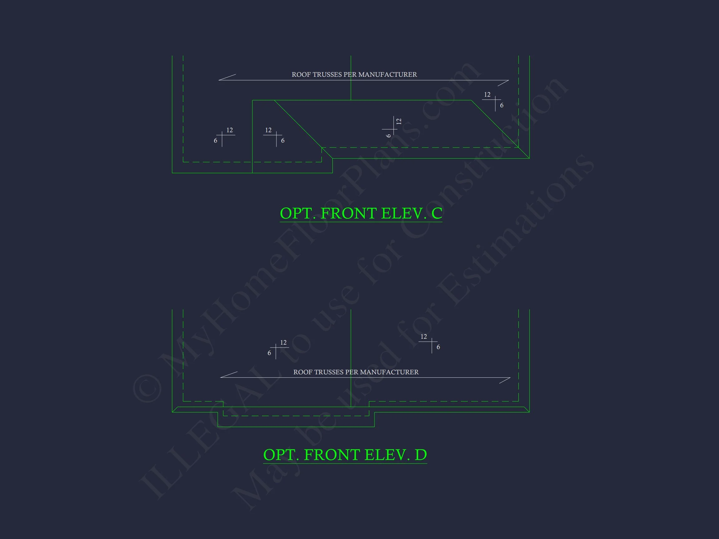 Craftsman house Plan with Open Floor Design & Detailed CAD