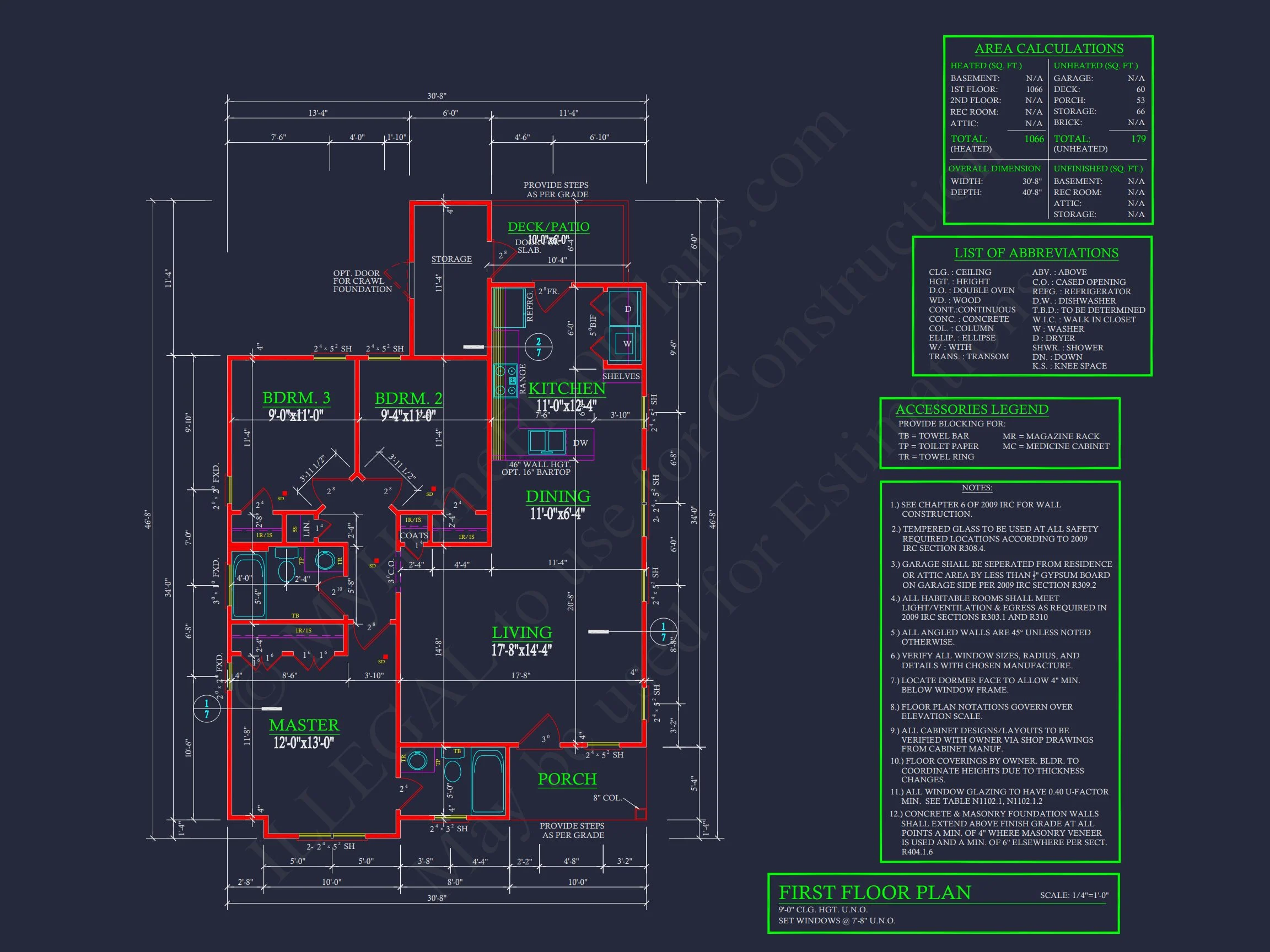 Craftsman house Plan with Open Floor Design & Detailed CAD