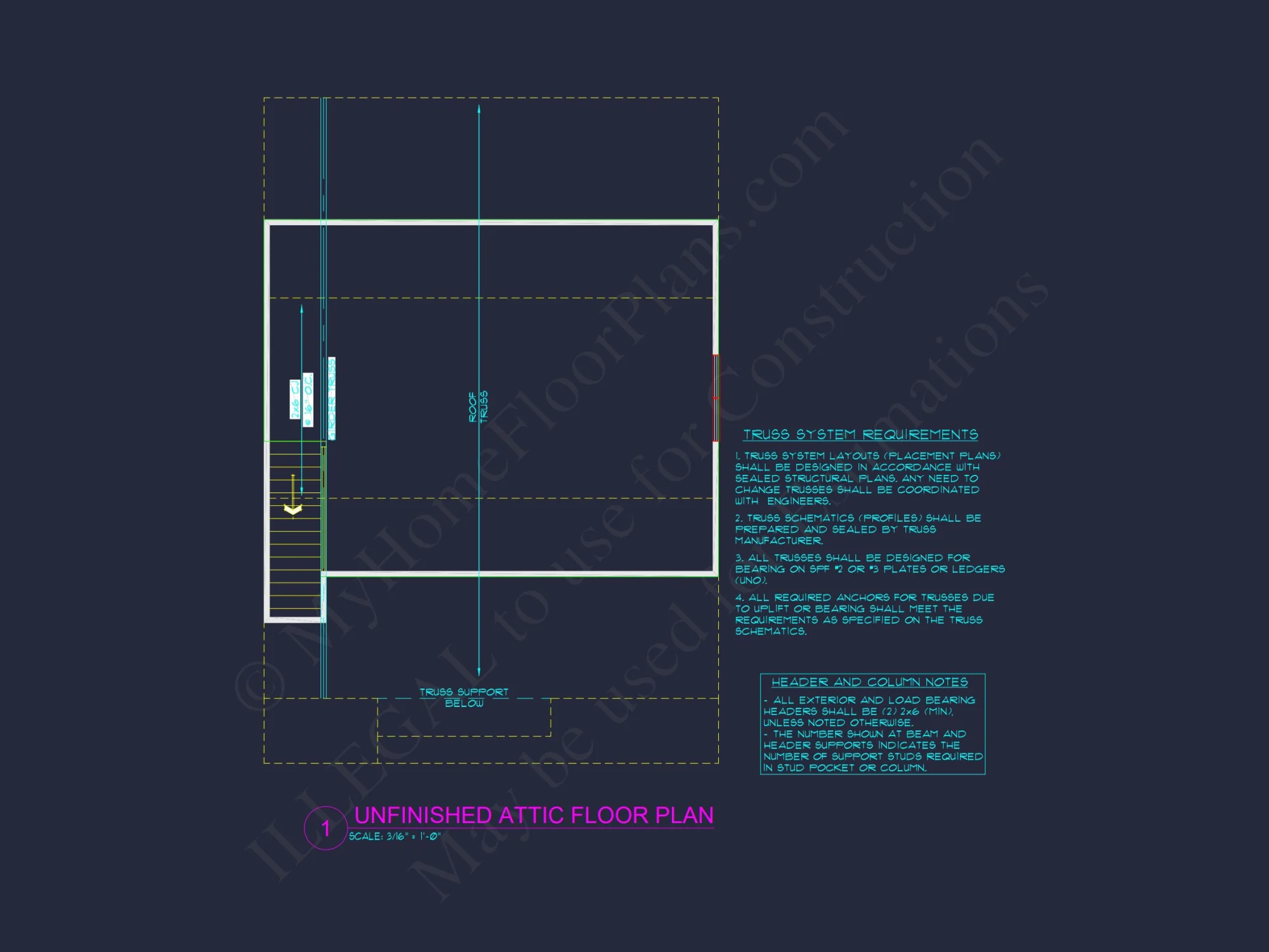 Spacious 4-Bedroom house Plan - 2 Stories, CAD Blueprint Design