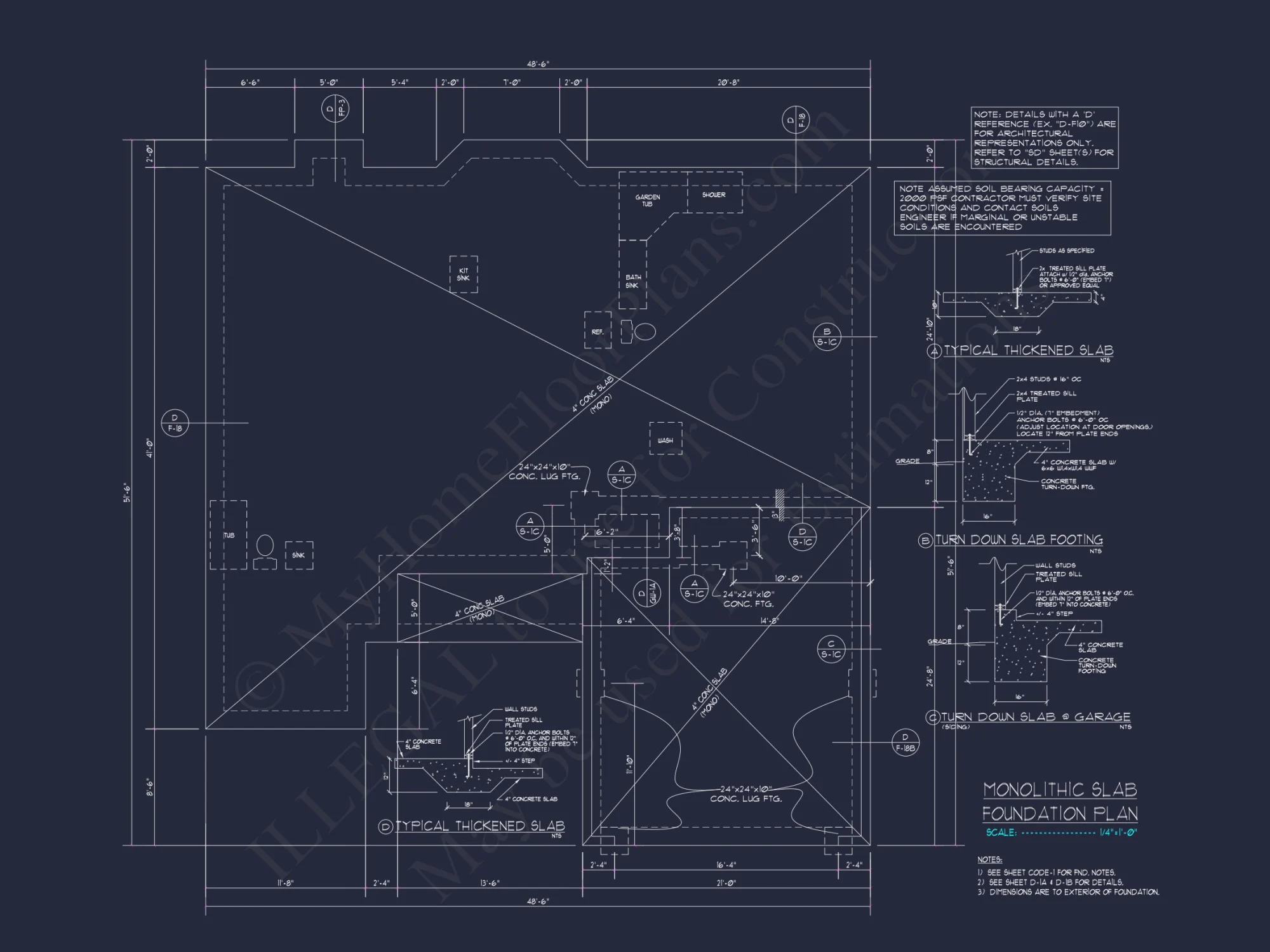 Charming house Plan: Blueprint Design with 1.5 Floors & Garage