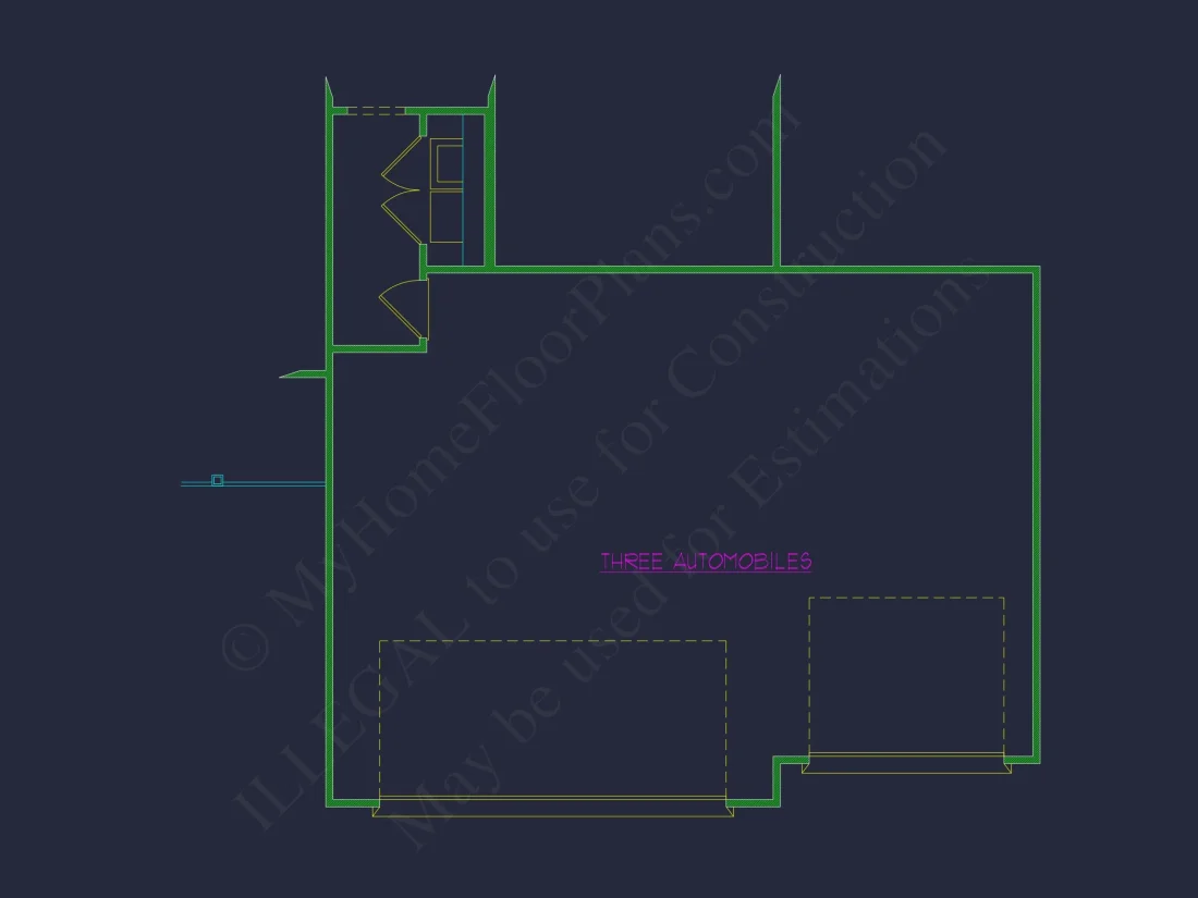 Practical house Design Plan with Blueprint and CAD Elements