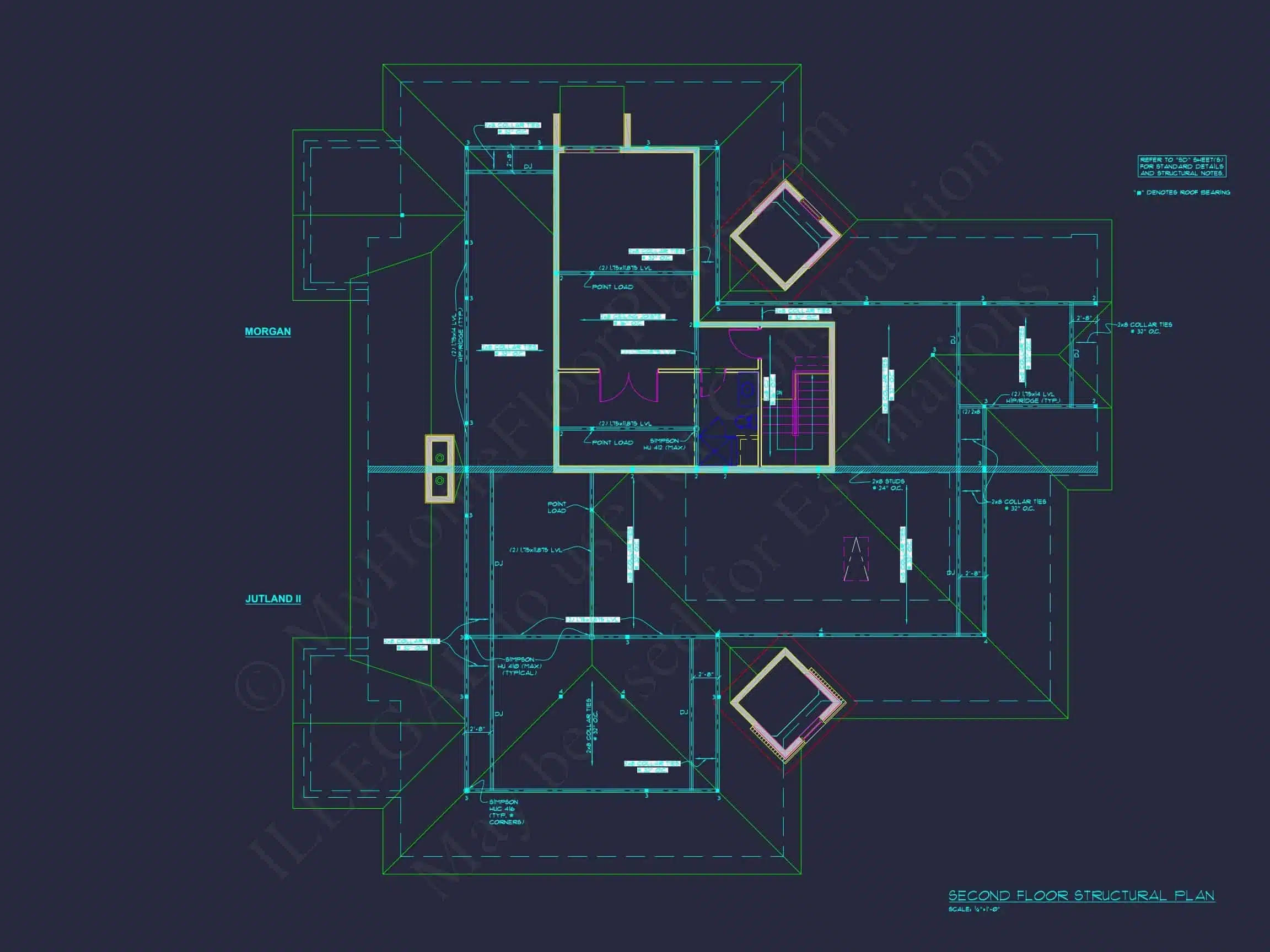 10-1929 DUPLEX PLAN -Traditional Ranch Home Plan - 3-Bed, 2-Bath, 2,300 SF 20 Modern Duplex house Plan with Detailed Blueprint & CAD Designs