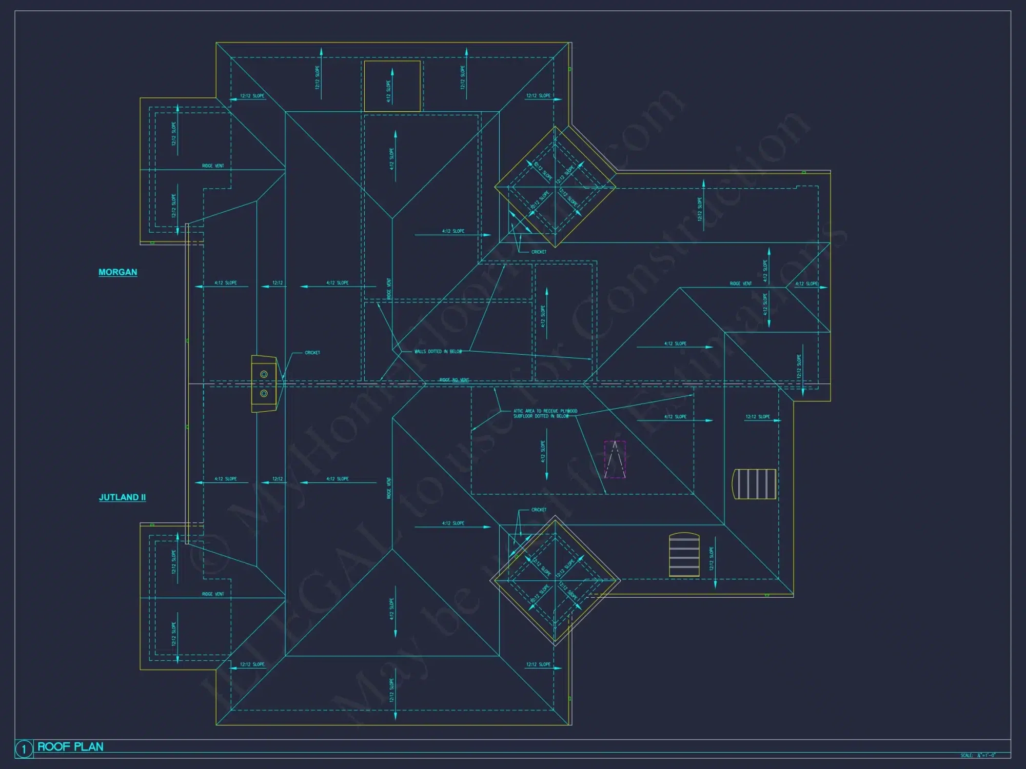Modern Duplex house Plan with Detailed Blueprint & CAD Designs