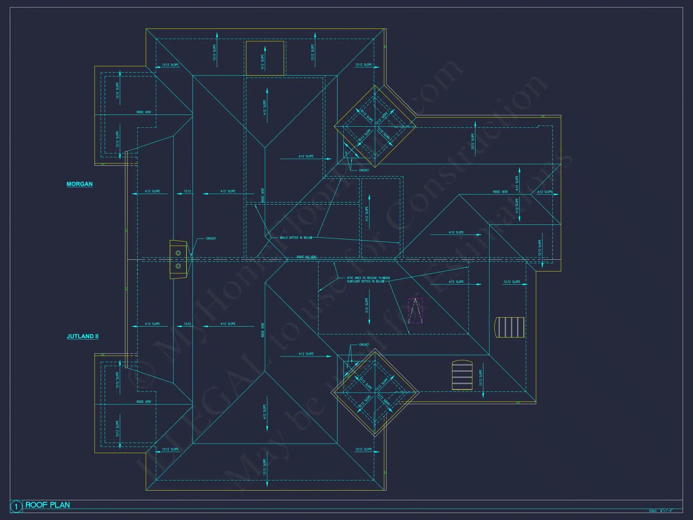 10-1929 DUPLEX PLAN -Traditional Ranch Home Plan - 3-Bed, 2-Bath, 2,300 SF 16 Modern Duplex house Plan with Detailed Blueprint & CAD Designs