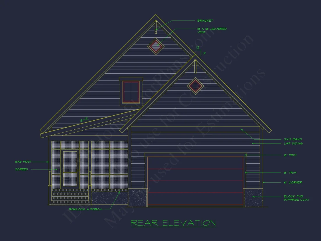 Charming 3-Bed Cottage house Plan & Blueprint Designs