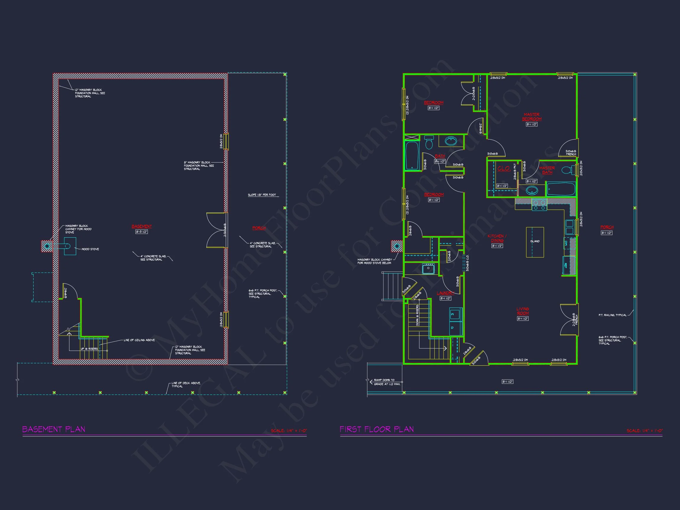 10-1720 HOUSE PLAN -Traditional Ranch Home Plan - 3-Bed, 2-Bath, 1,350 SF 8 2932 Sq Ft