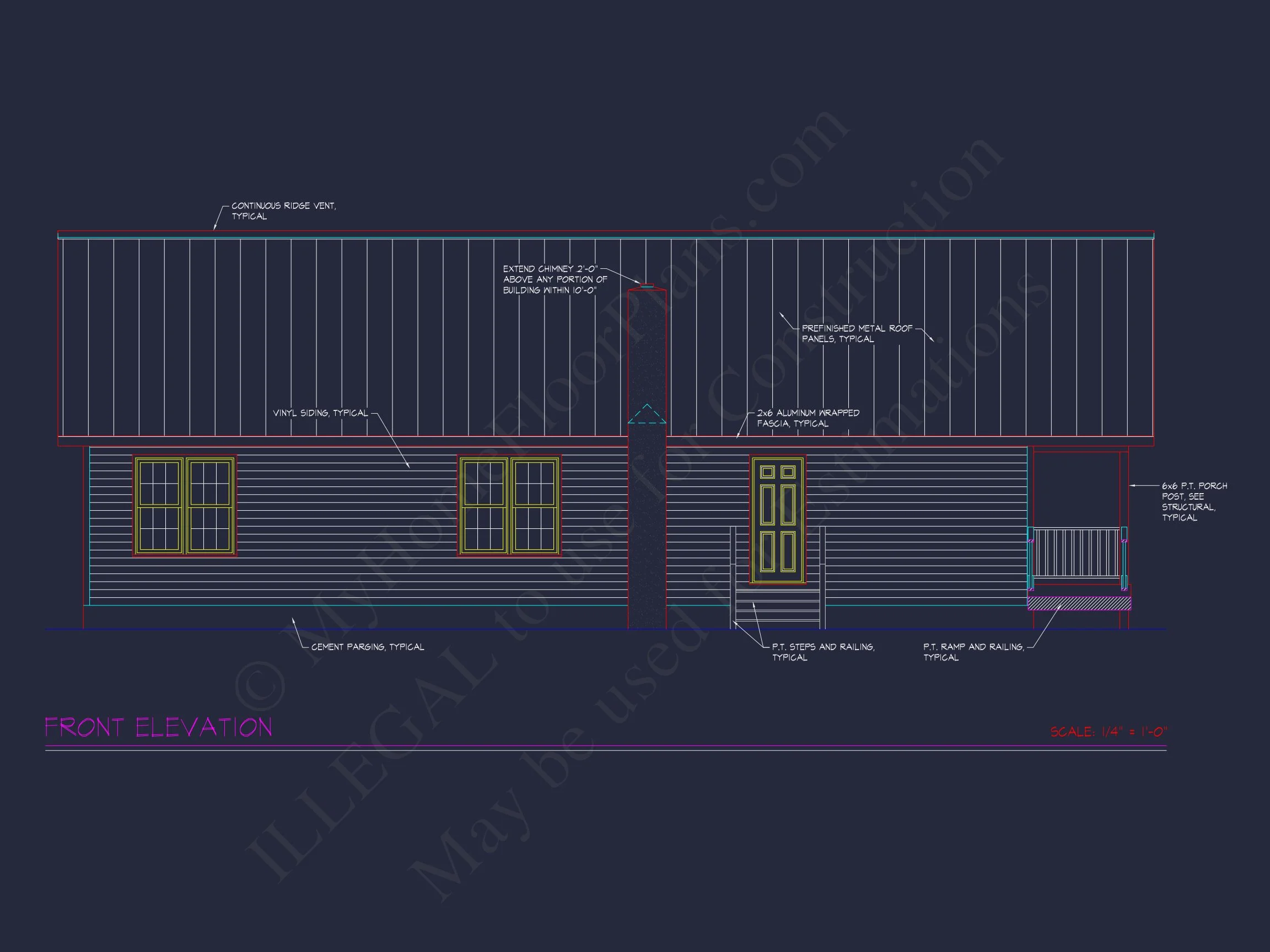 10-1720 HOUSE PLAN -Traditional Ranch Home Plan - 3-Bed, 2-Bath, 1,350 SF 2 2932 Sq Ft