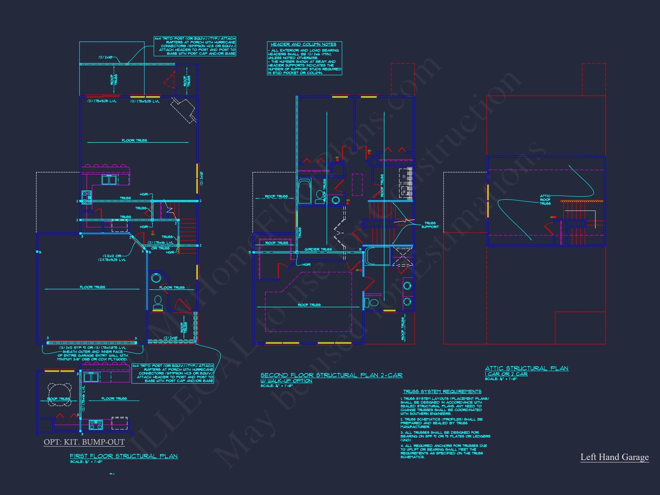 10-1692 HOUSE PLAN - Craftsman House Plan & Blueprint Designs | 2 Story, 3 Bed, 2 Bath 27 Craftsman house Plan & Blueprint Designs