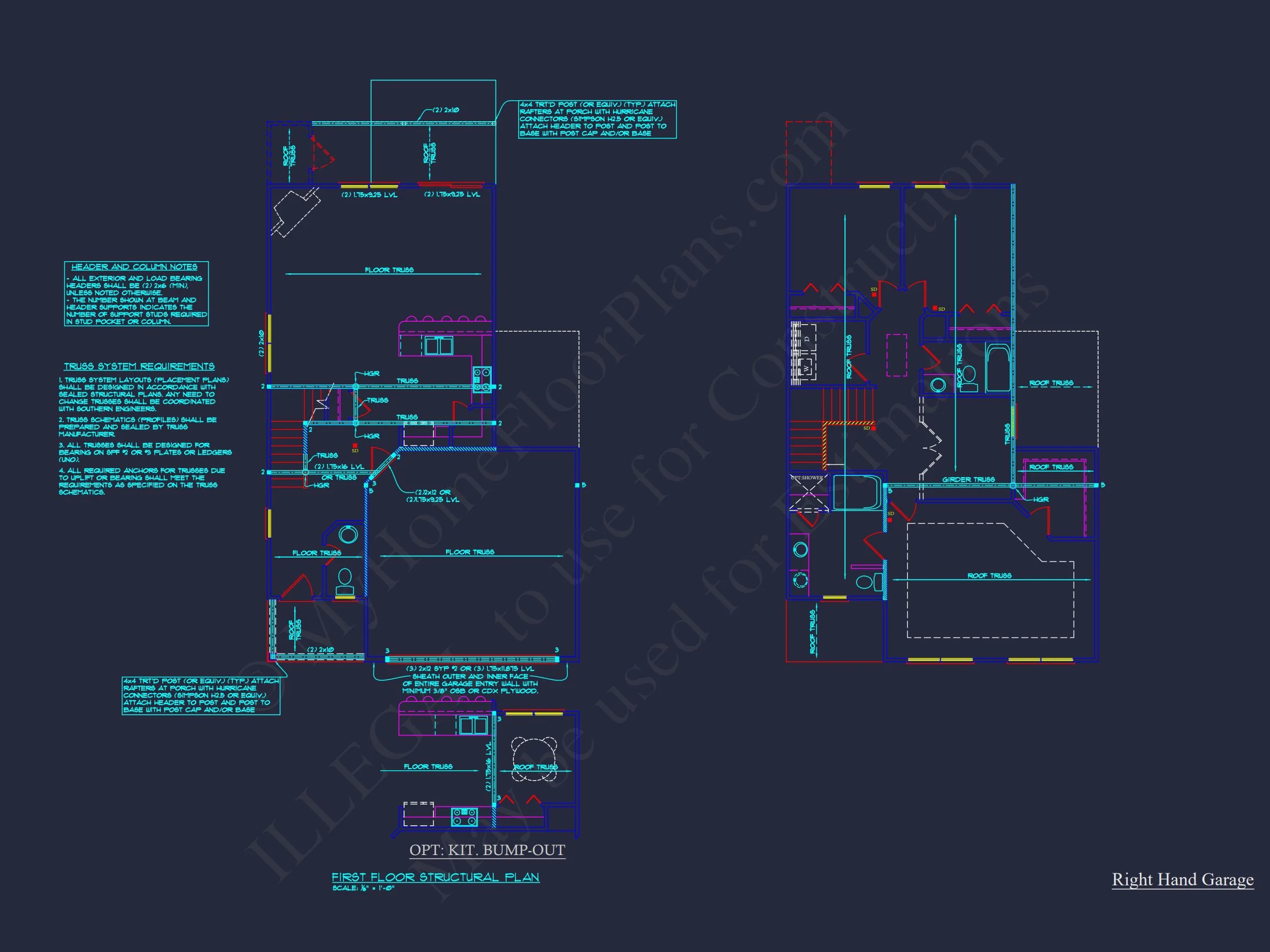 10-1692 HOUSE PLAN - Craftsman House Plan & Blueprint Designs | 2 Story, 3 Bed, 2 Bath 20 2 Story, 3 Bed, 2 Bath