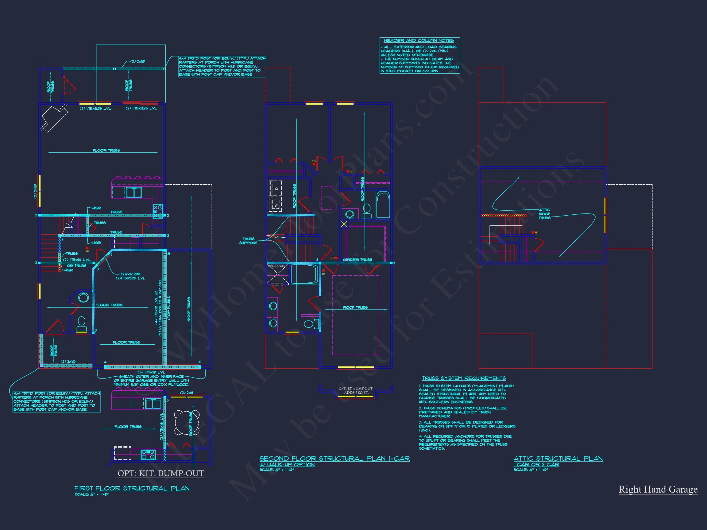 10-1692 HOUSE PLAN - Craftsman House Plan & Blueprint Designs | 2 Story, 3 Bed, 2 Bath 21 Craftsman house Plan & Blueprint Designs