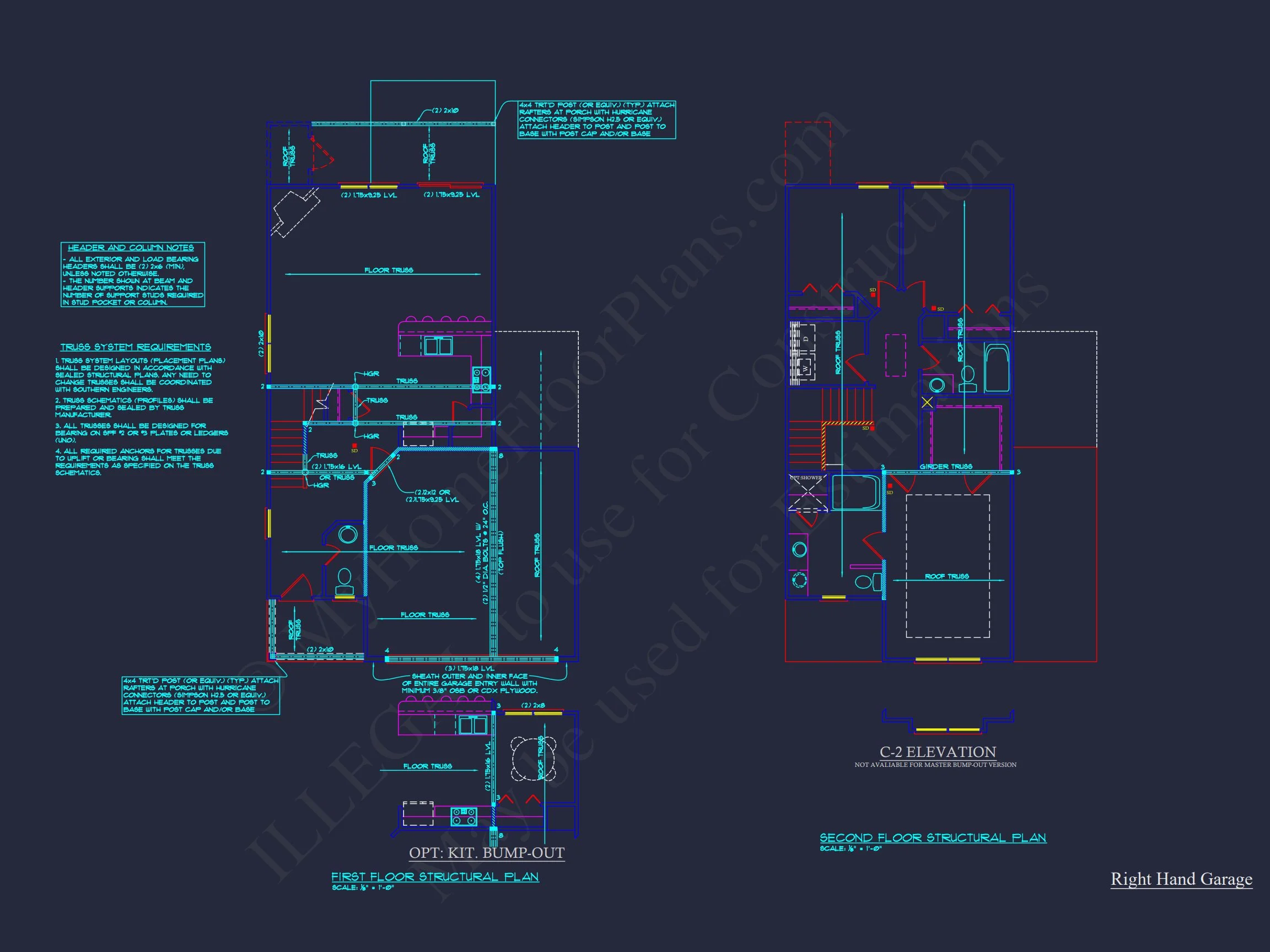 10-1692 HOUSE PLAN - Craftsman House Plan & Blueprint Designs | 2 Story, 3 Bed, 2 Bath 19 Craftsman house Plan & Blueprint Designs