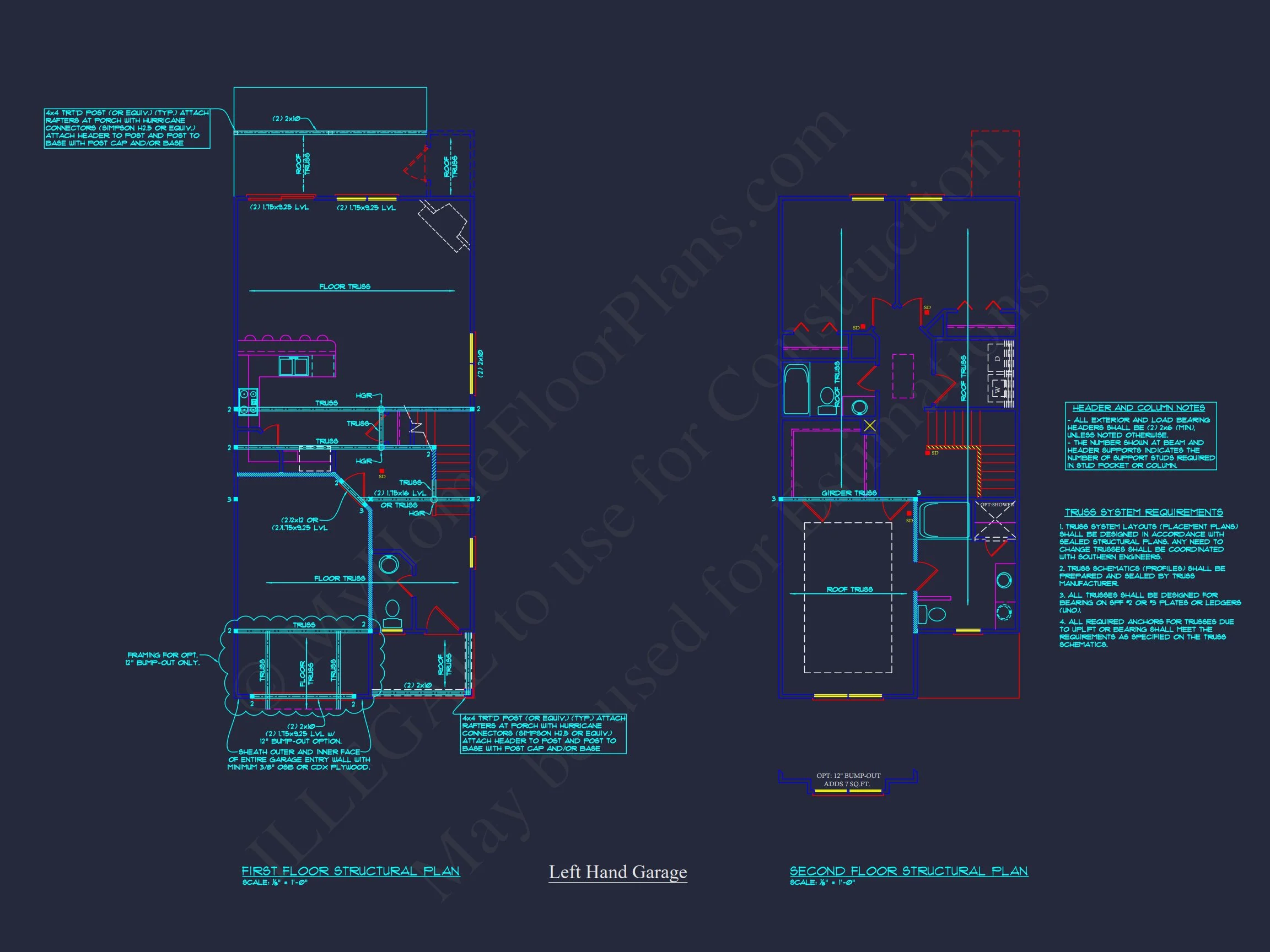 10-1692 HOUSE PLAN - Craftsman House Plan & Blueprint Designs | 2 Story, 3 Bed, 2 Bath 16 2 Story, 3 Bed, 2 Bath