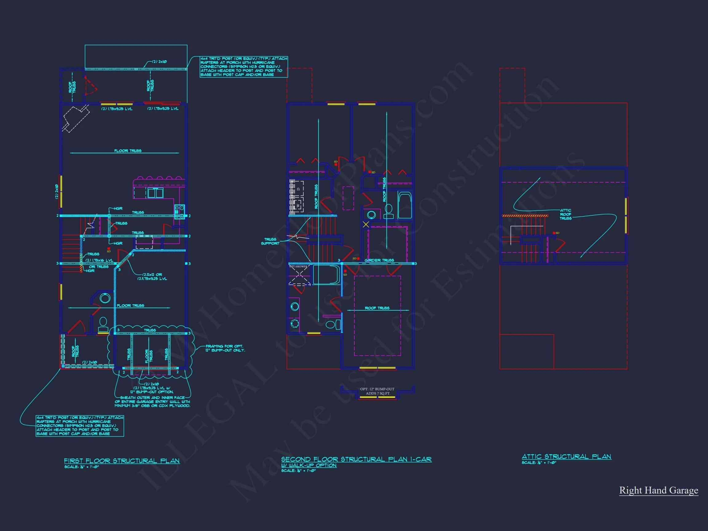 10-1692 HOUSE PLAN - Craftsman House Plan & Blueprint Designs | 2 Story, 3 Bed, 2 Bath 14 2 Story, 3 Bed, 2 Bath