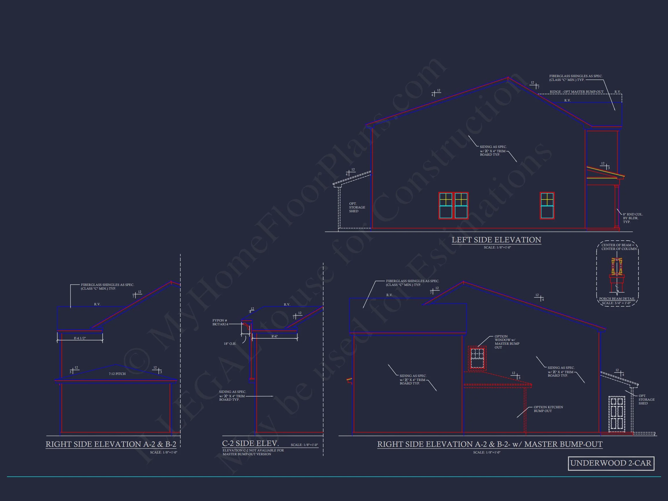 10-1692 HOUSE PLAN - Craftsman House Plan & Blueprint Designs | 2 Story, 3 Bed, 2 Bath 6 2 Story, 3 Bed, 2 Bath