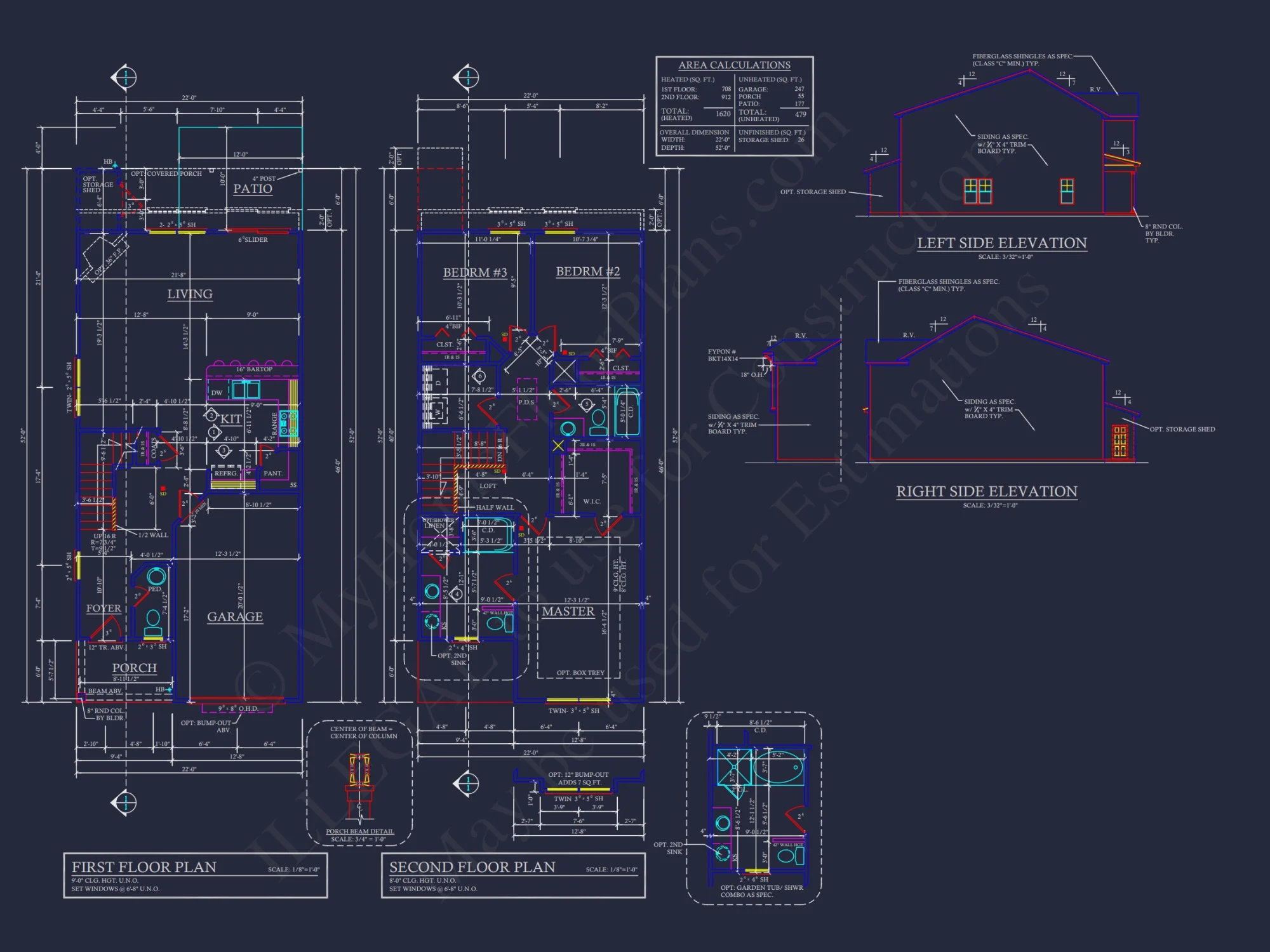 Craftsman house Plan & Blueprint Designs