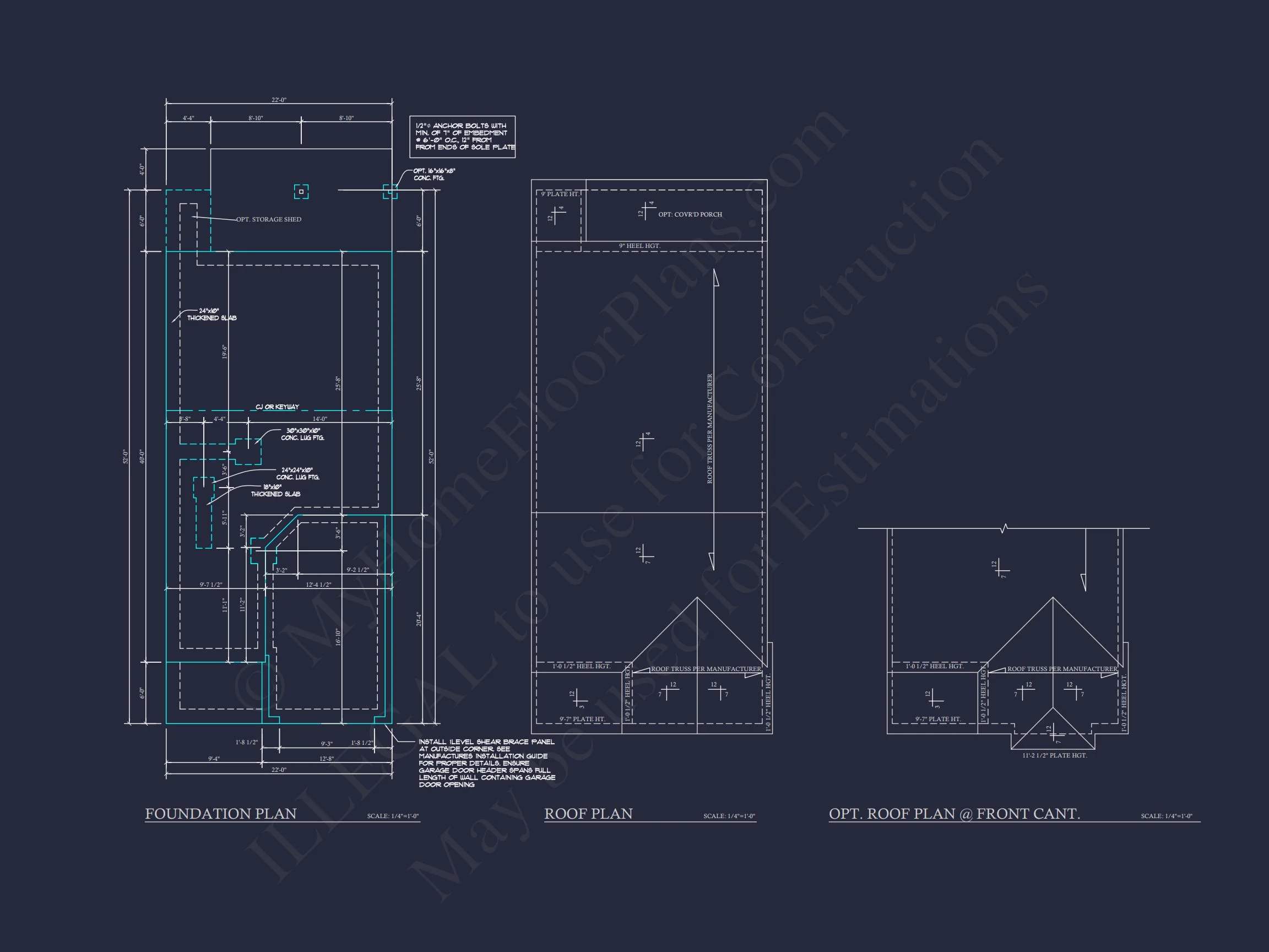 10-1692 HOUSE PLAN - Craftsman House Plan & Blueprint Designs | 2 Story, 3 Bed, 2 Bath 4 2 Story, 3 Bed, 2 Bath