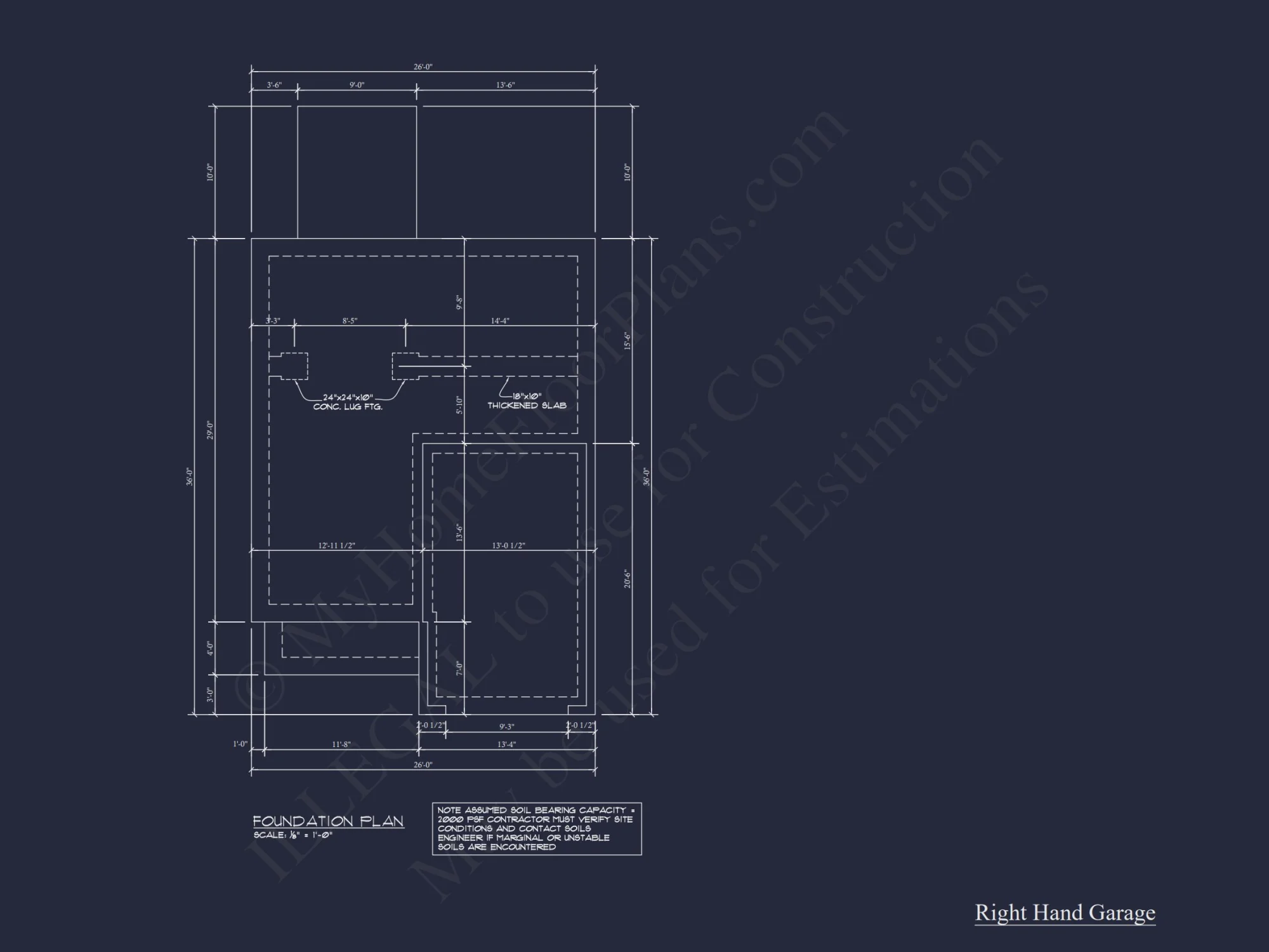 Craftsman house Plan & Blueprint Designs - 2 Bed, 2 Bath, 1368 Sq Ft