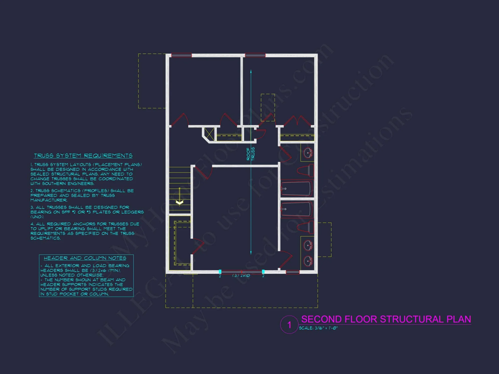 Modern Craftsman house Plan with 3 Bedrooms & Open Floor Design