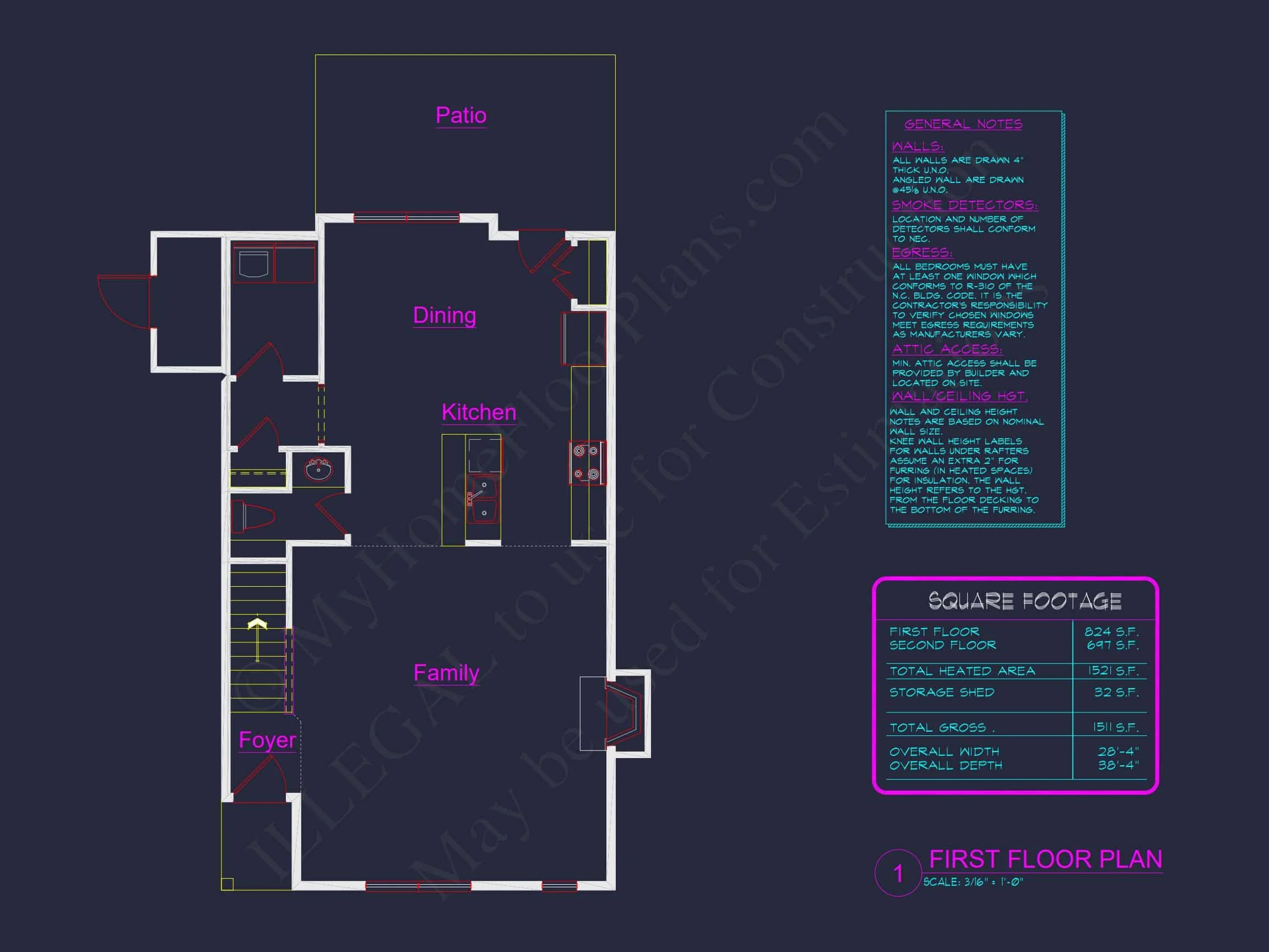 10-1648 HOUSE PLAN - Modern Craftsman House Plan with 3 Bedrooms & Open Floor Design 4 Modern Craftsman house Plan with 3 Bedrooms & Open Floor Design
