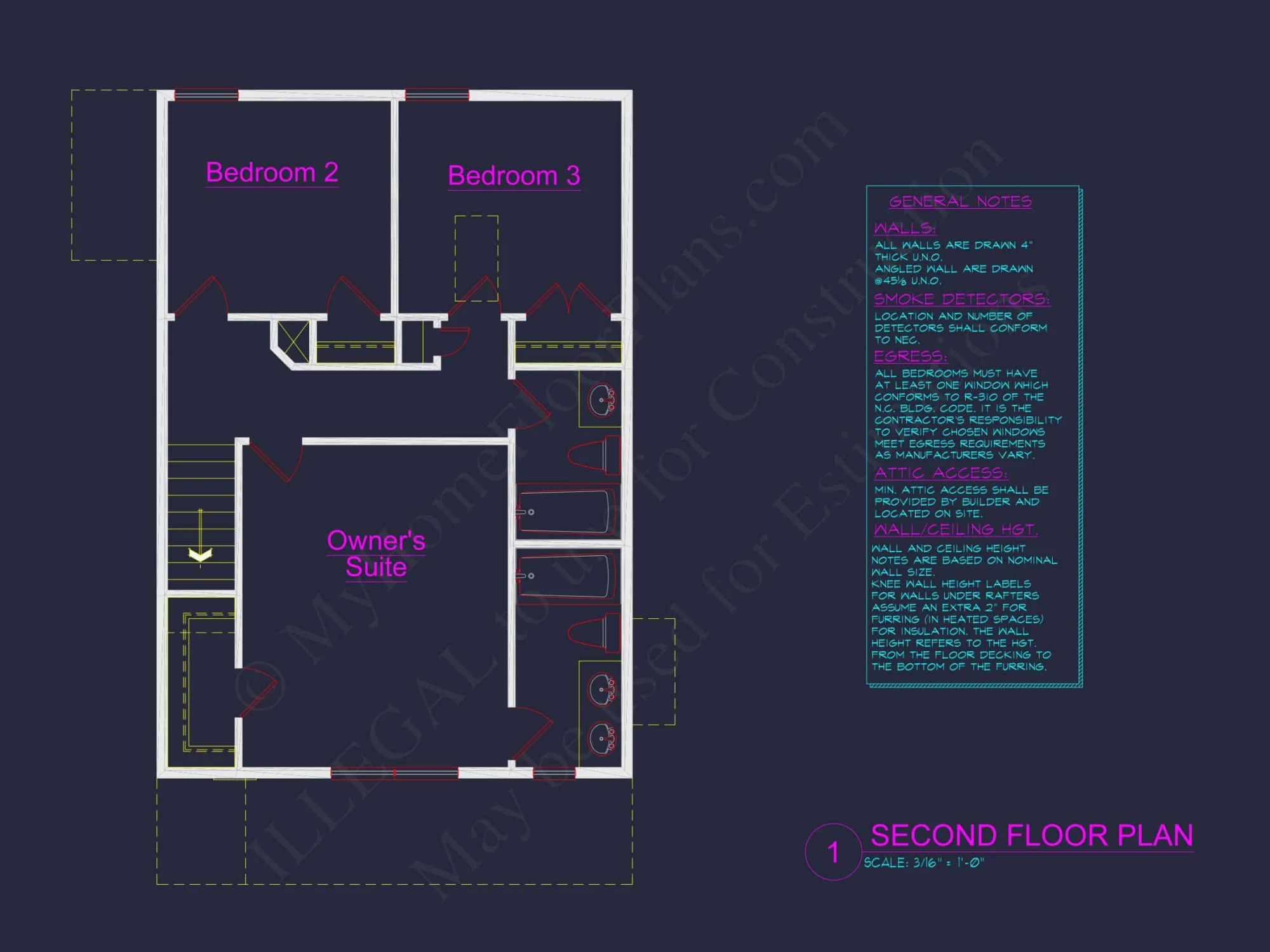 Modern Craftsman house Plan with 3 Bedrooms & Open Floor Design