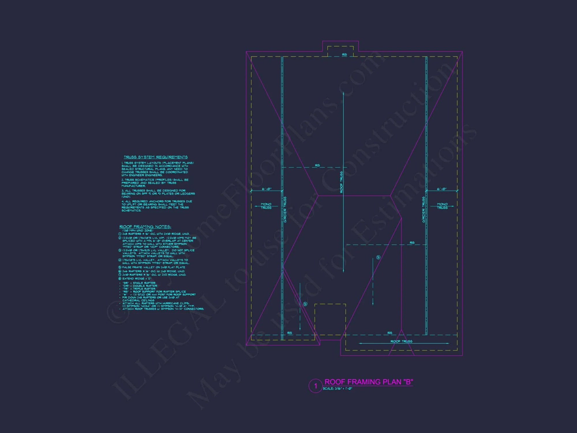 Elegant house Plan with Open Floor Blueprint and CAD Designs